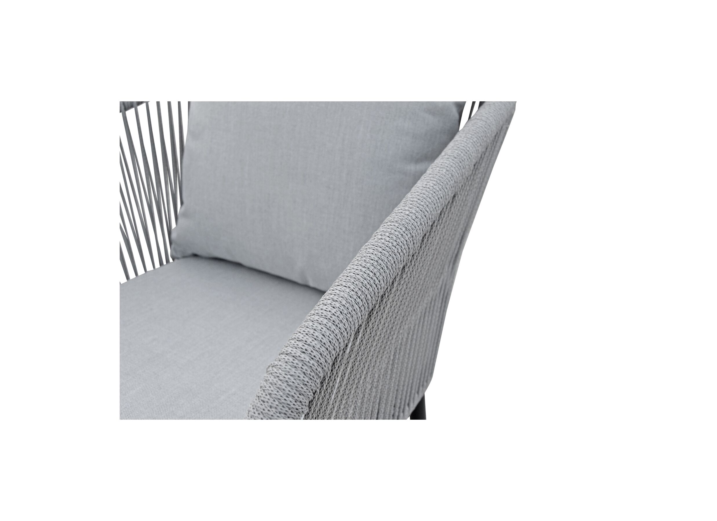 Chaise de jardin Narva métal/fissu gris