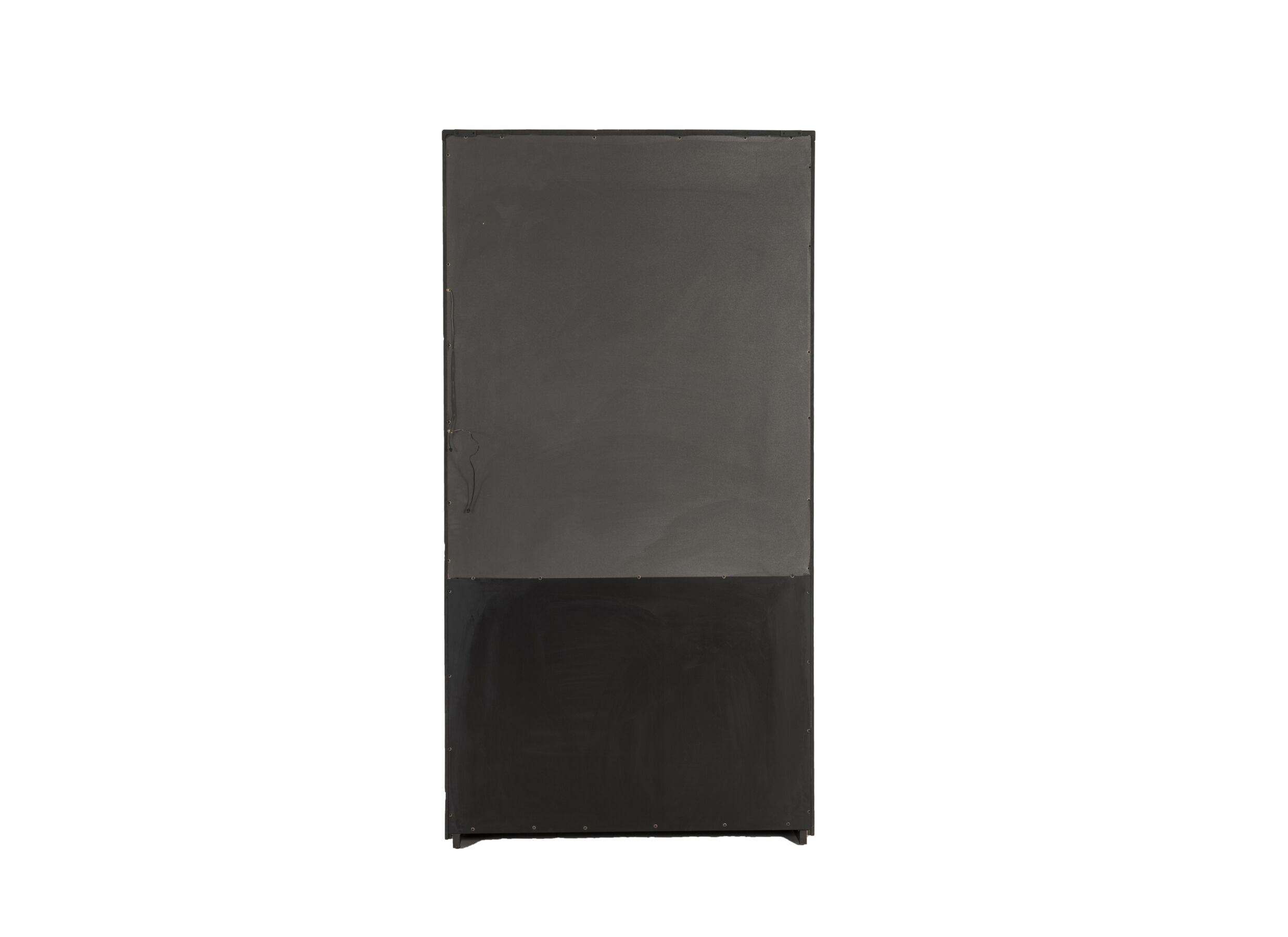 Aperçu - Vitrine Mauri 116,5cm - chêne massif - noir avec éclairage