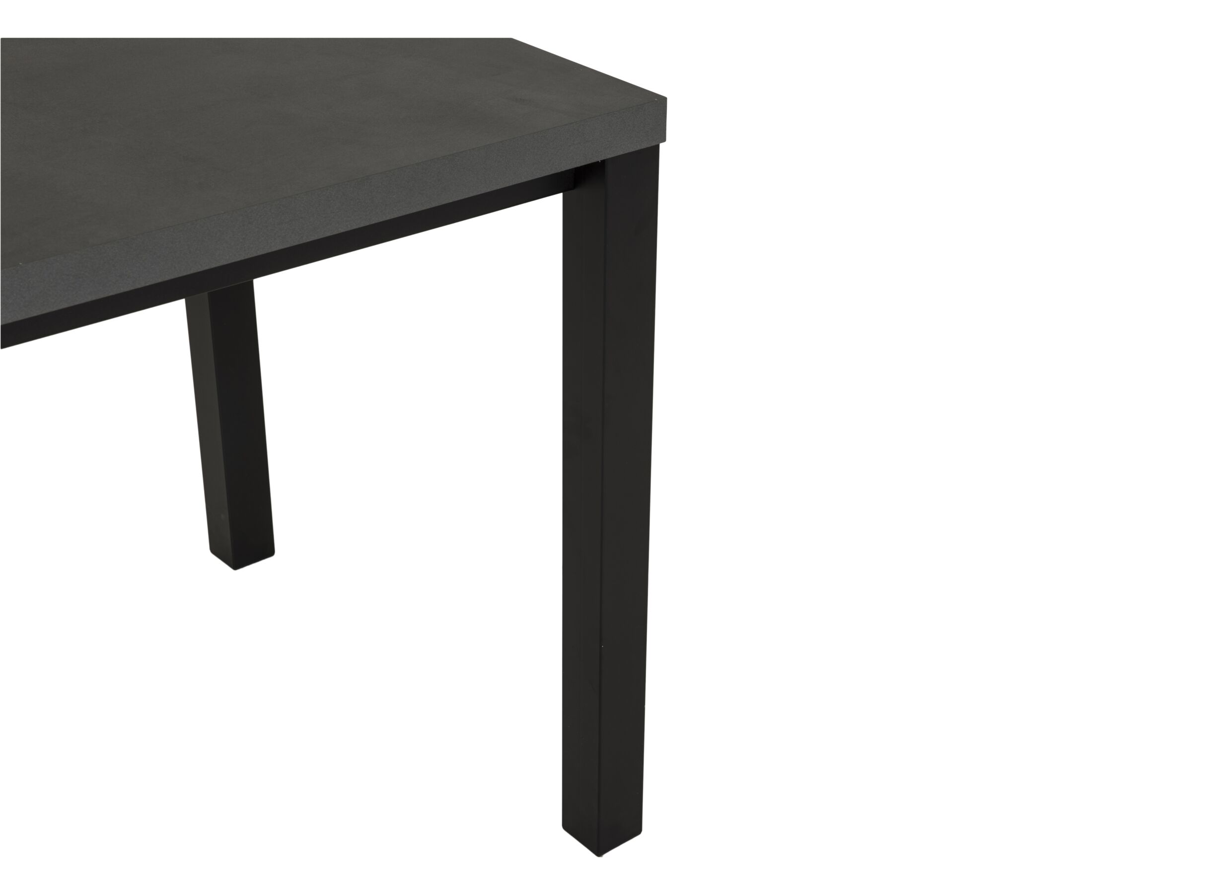 Detail - Table de bar Qube 150x90cm - HPL - gris vert