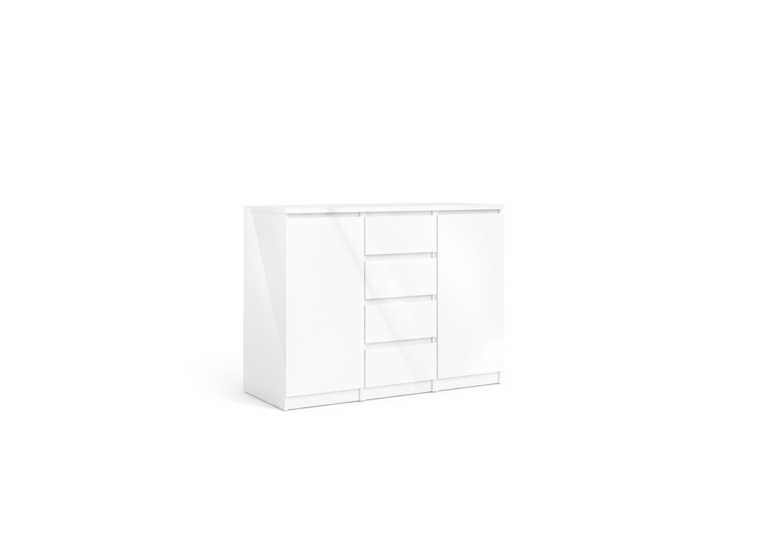 Commode Naia 121x50x91cm - Commode Naia 121x50x91cm - décor - blanc laqué
