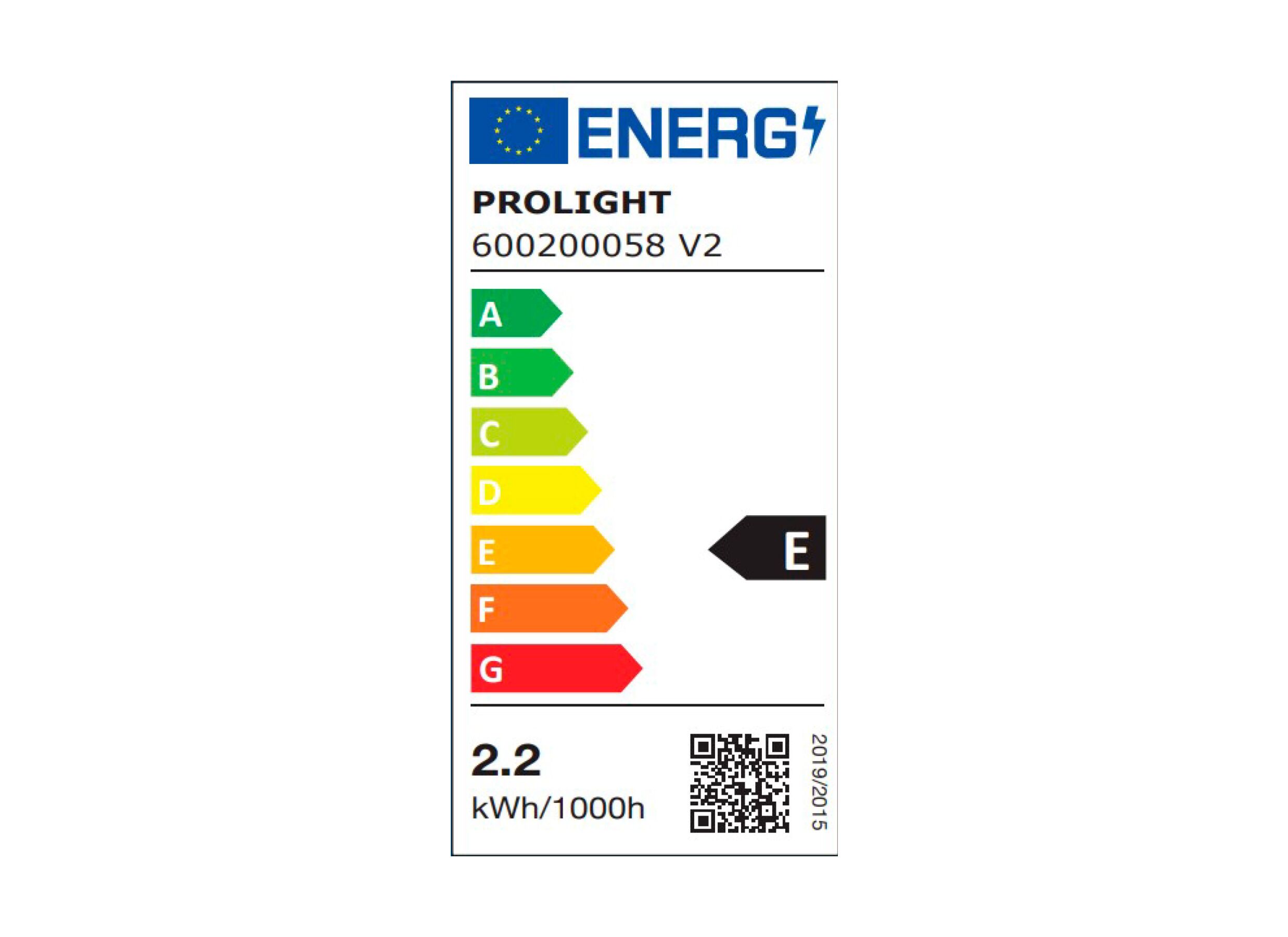 Label énergétique - Ampoule LED Kaars 2,4W E14