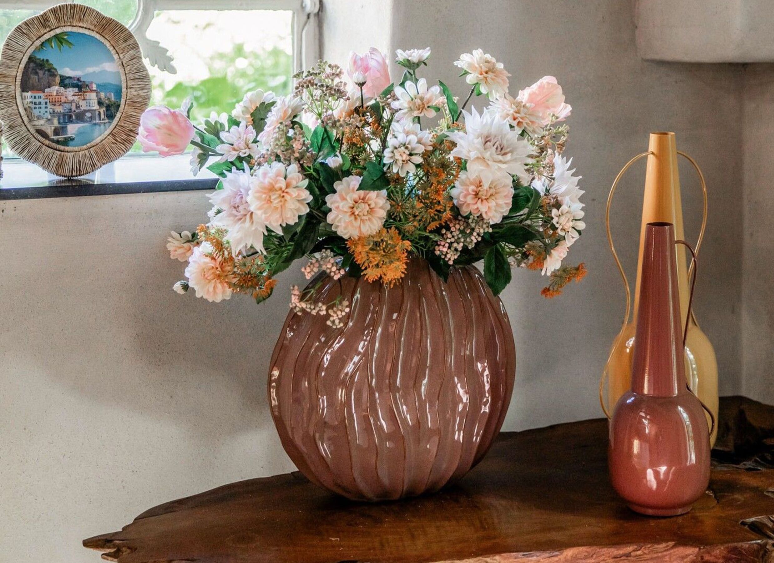 Foto ambiance - Vase Jovi H27cm - céramique - marron