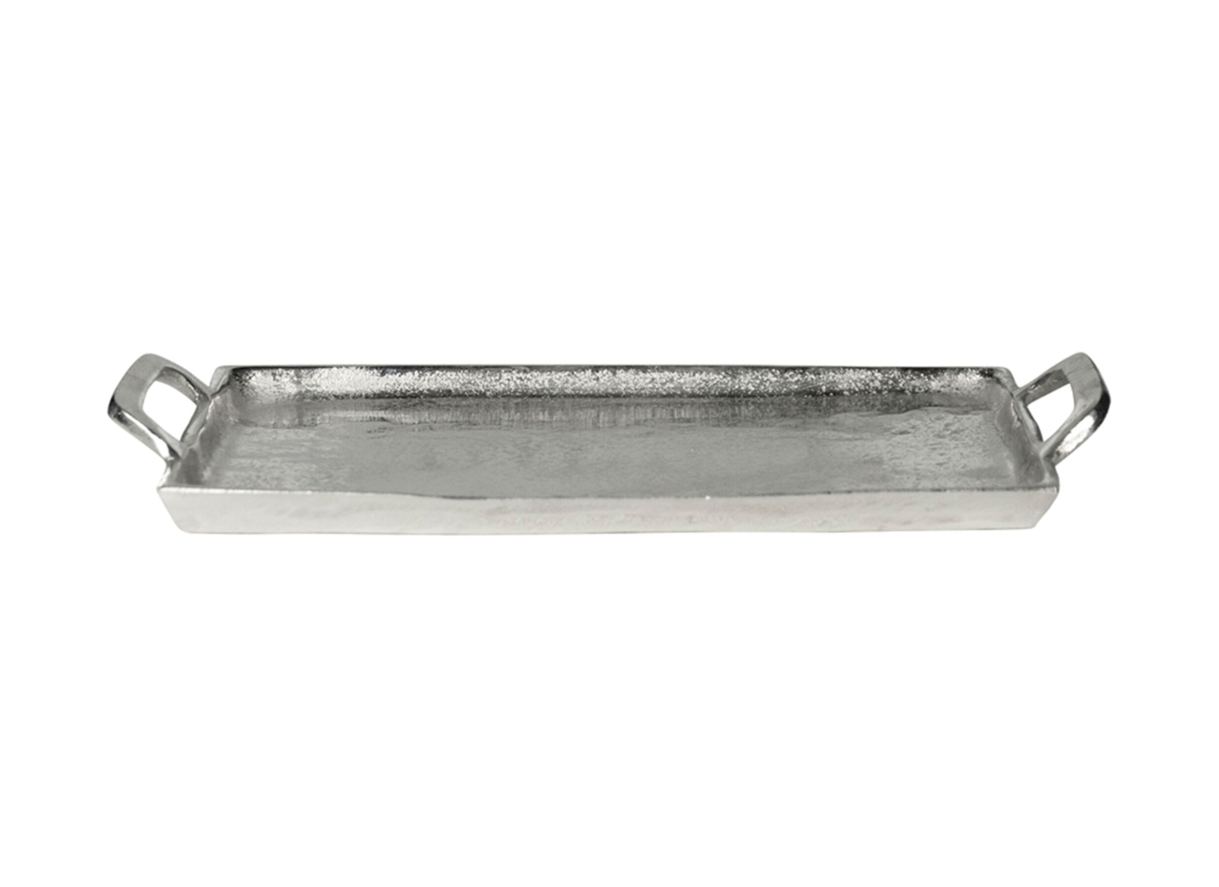 Aperçu - Plateau Silver Look 40x27cm - aluminium - argent