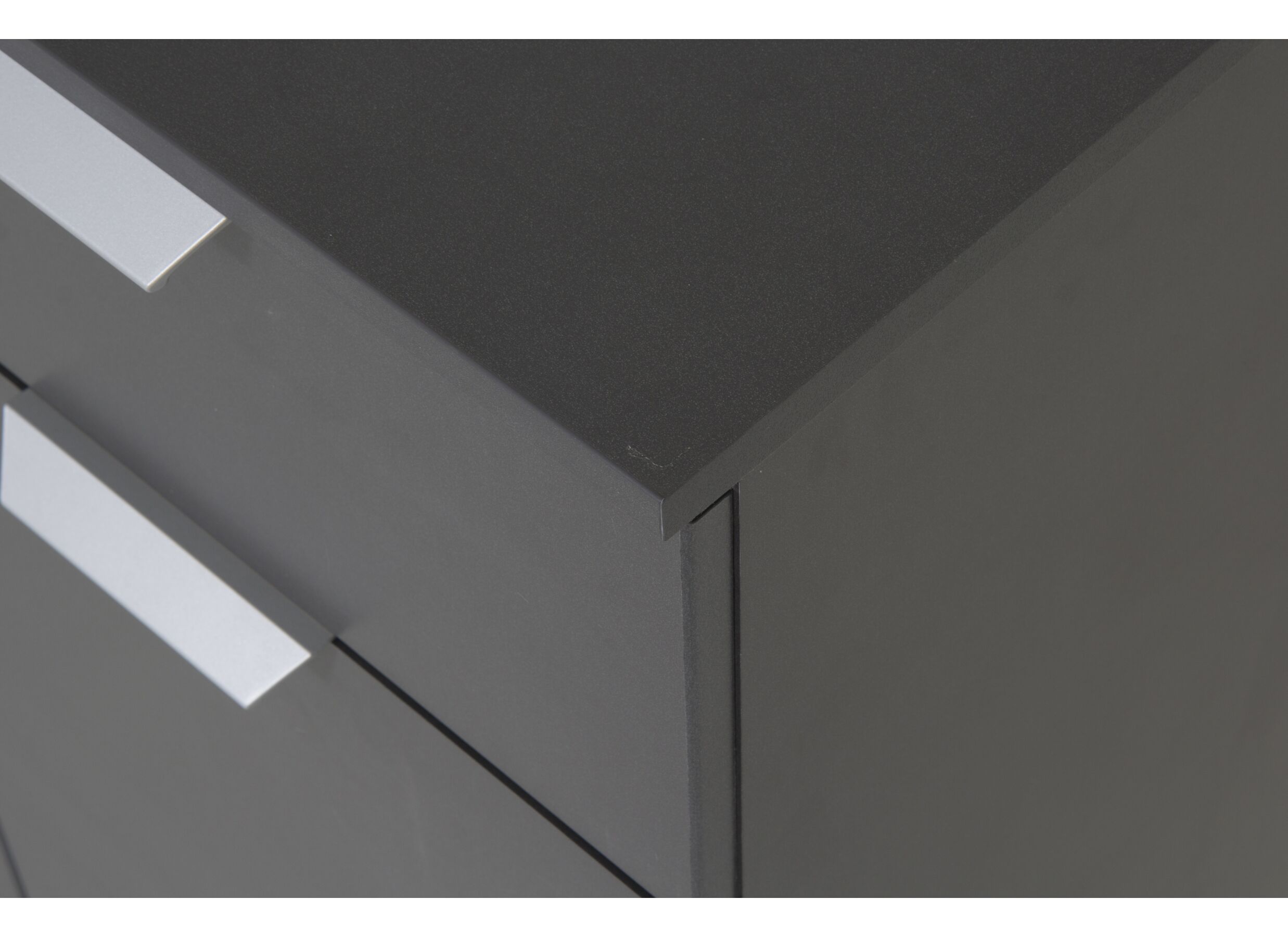 Commode 93x42x81cm - decor - kunststof alu