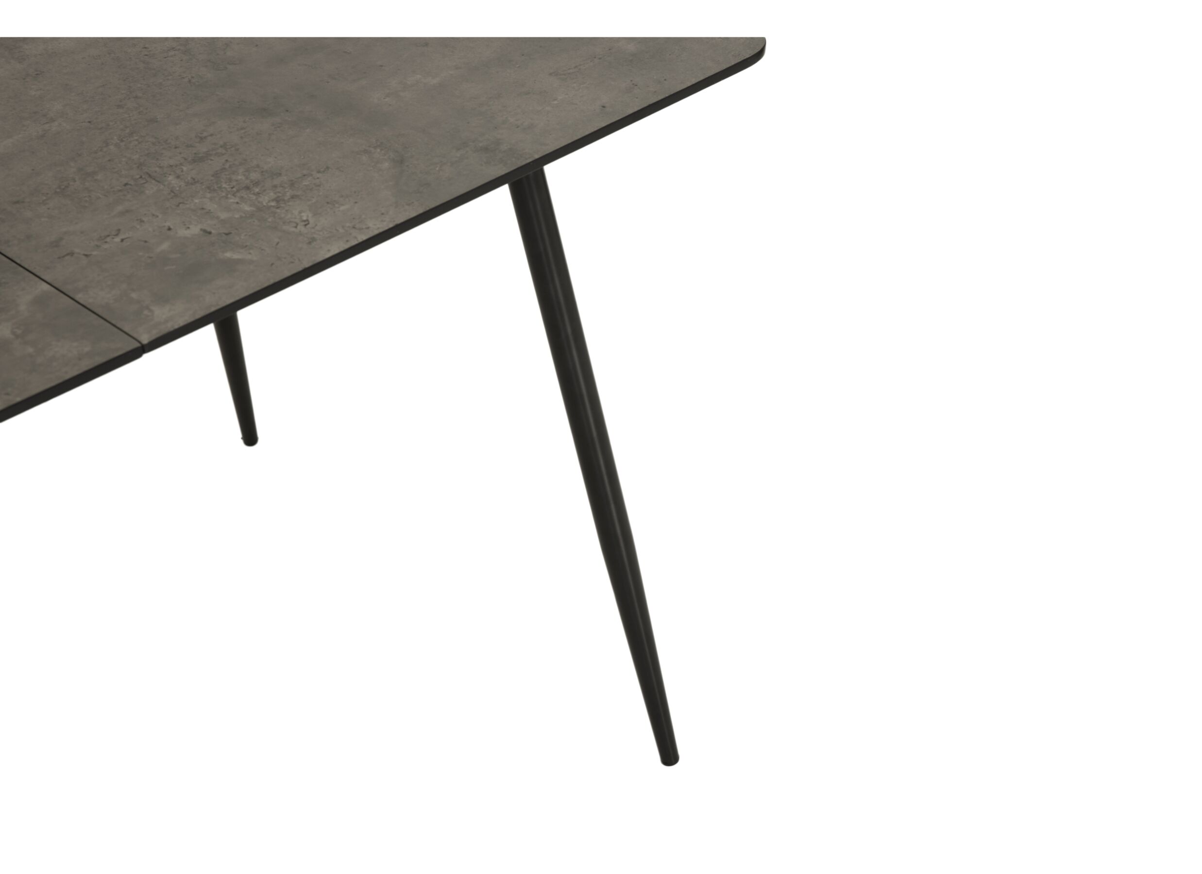 Table Dixon 120/160x80cm - MDF - béton