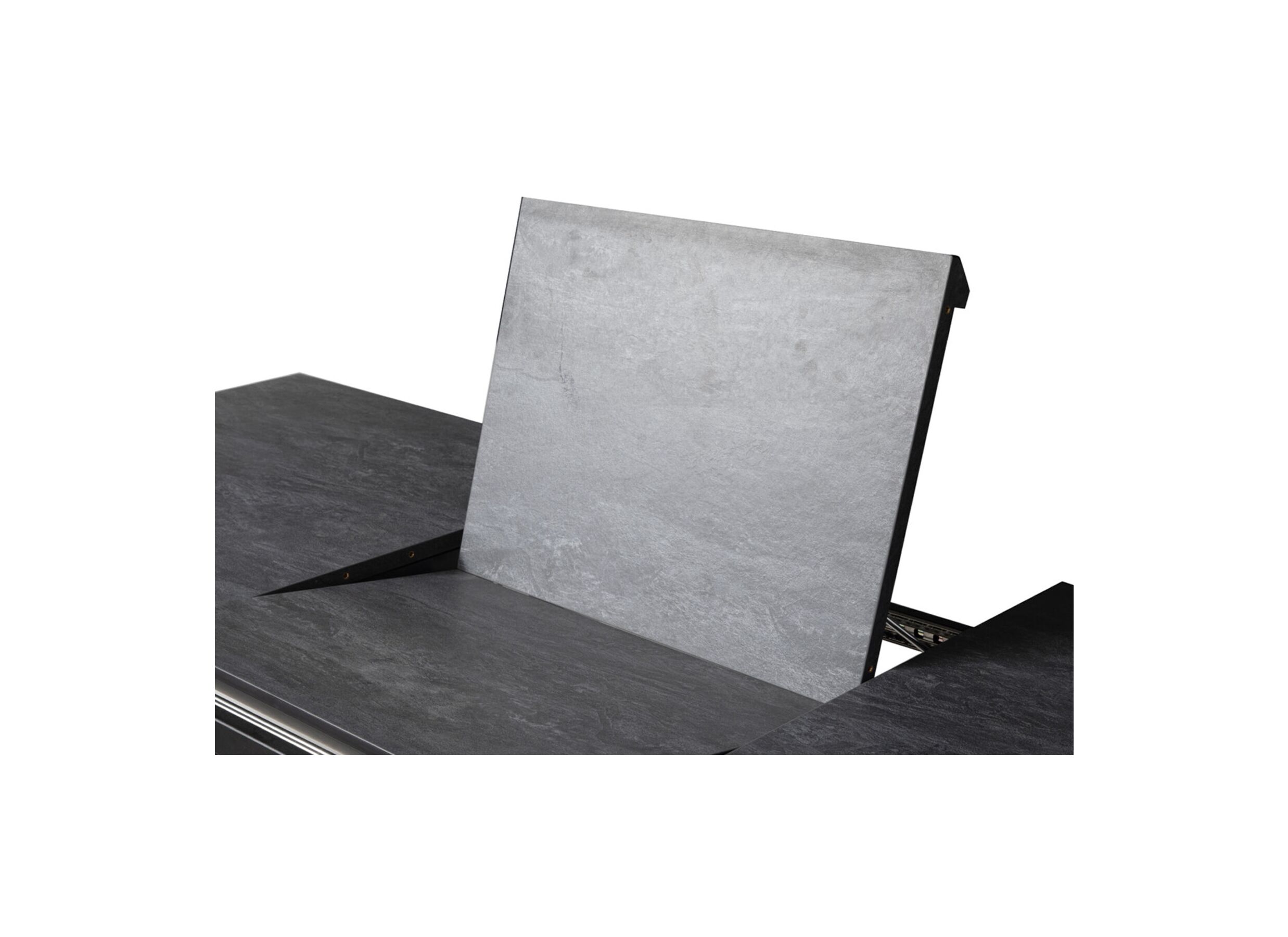 Detail - Table Rhine 160/220x90cm - melamine - noir