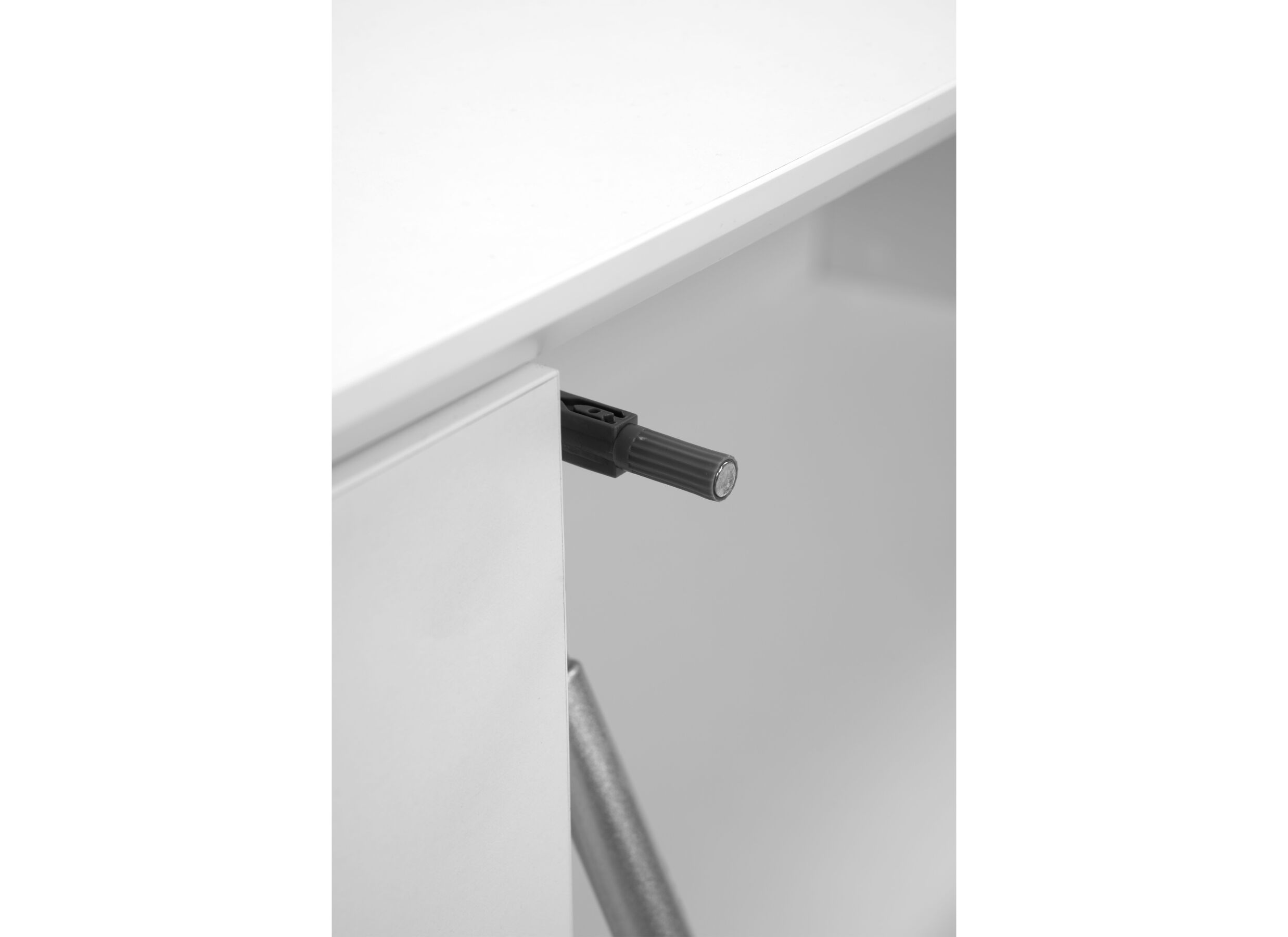 Detailfoto - Tv-meubel Stream 160cm - melamine - wit