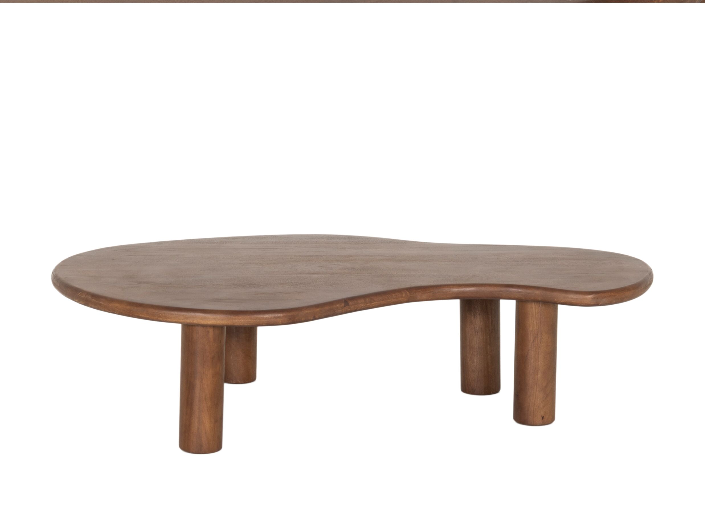 Aperçu - Table basse Goutte 145x85cm - manguier massif - marron