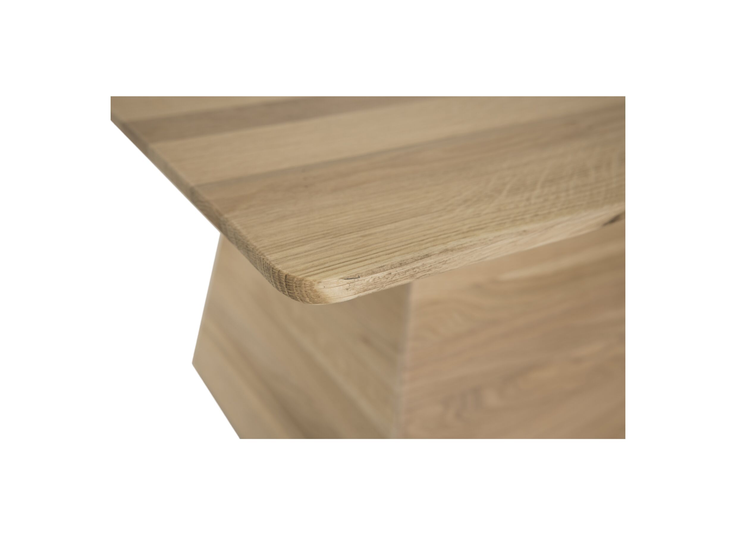 Detail - Table basse Float 60x60x38cm - chêne massif - naturel