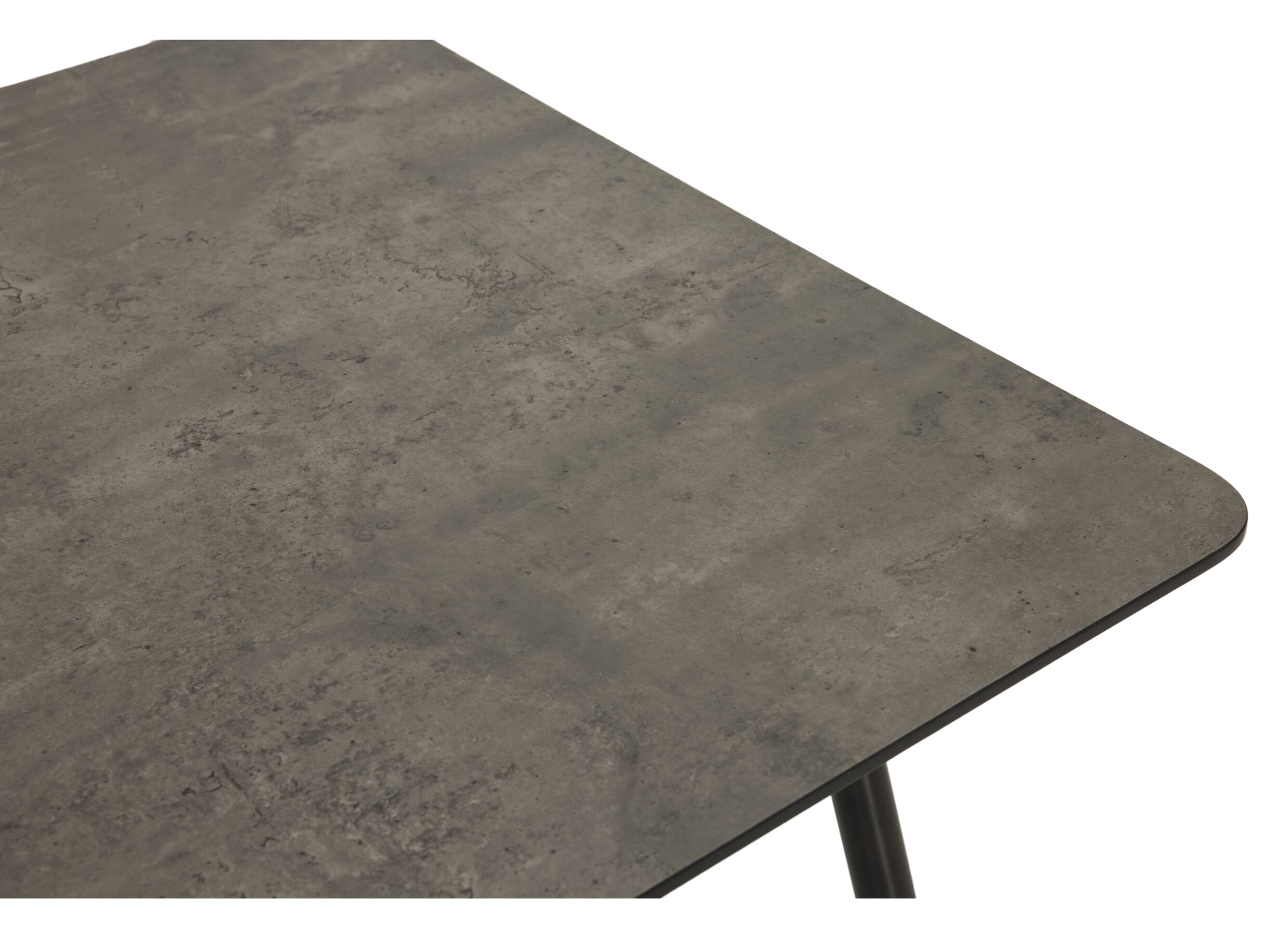 Table Dixon 120/160x80cm - MDF - béton