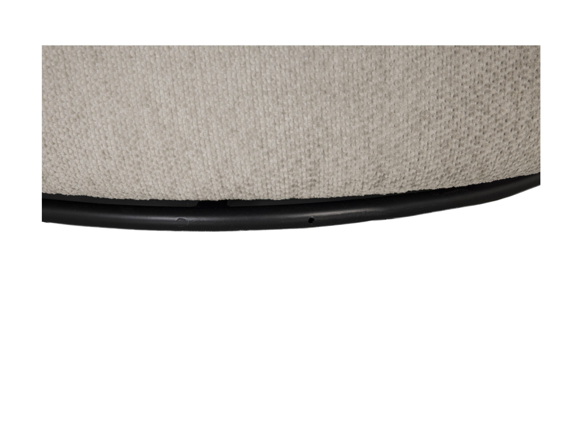 Detail - Fauteuil pivotant Noto Ø94x80cm - tissu - beige