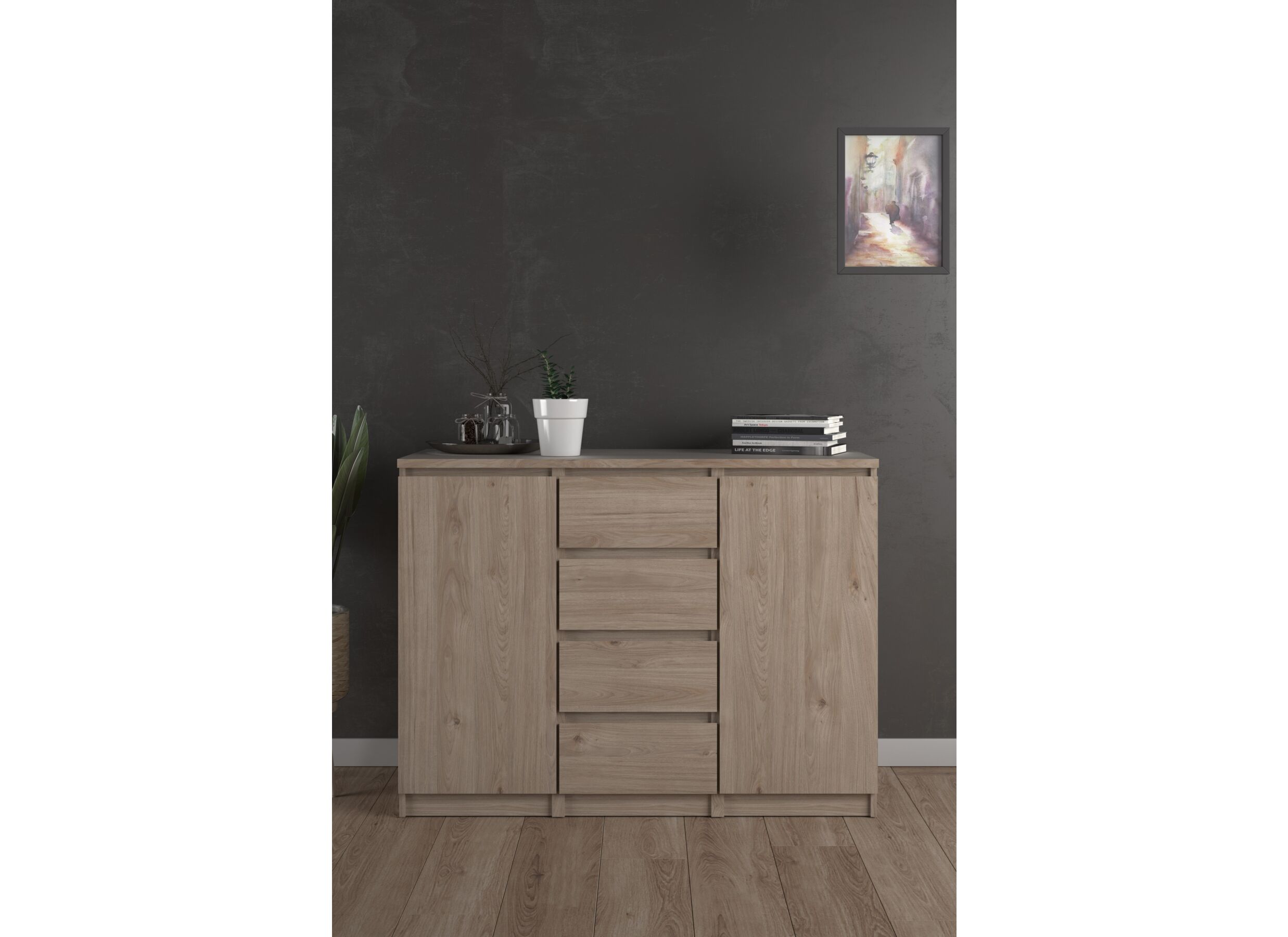 Commode Naia 121x50x91cm - décor - jackson hickory
