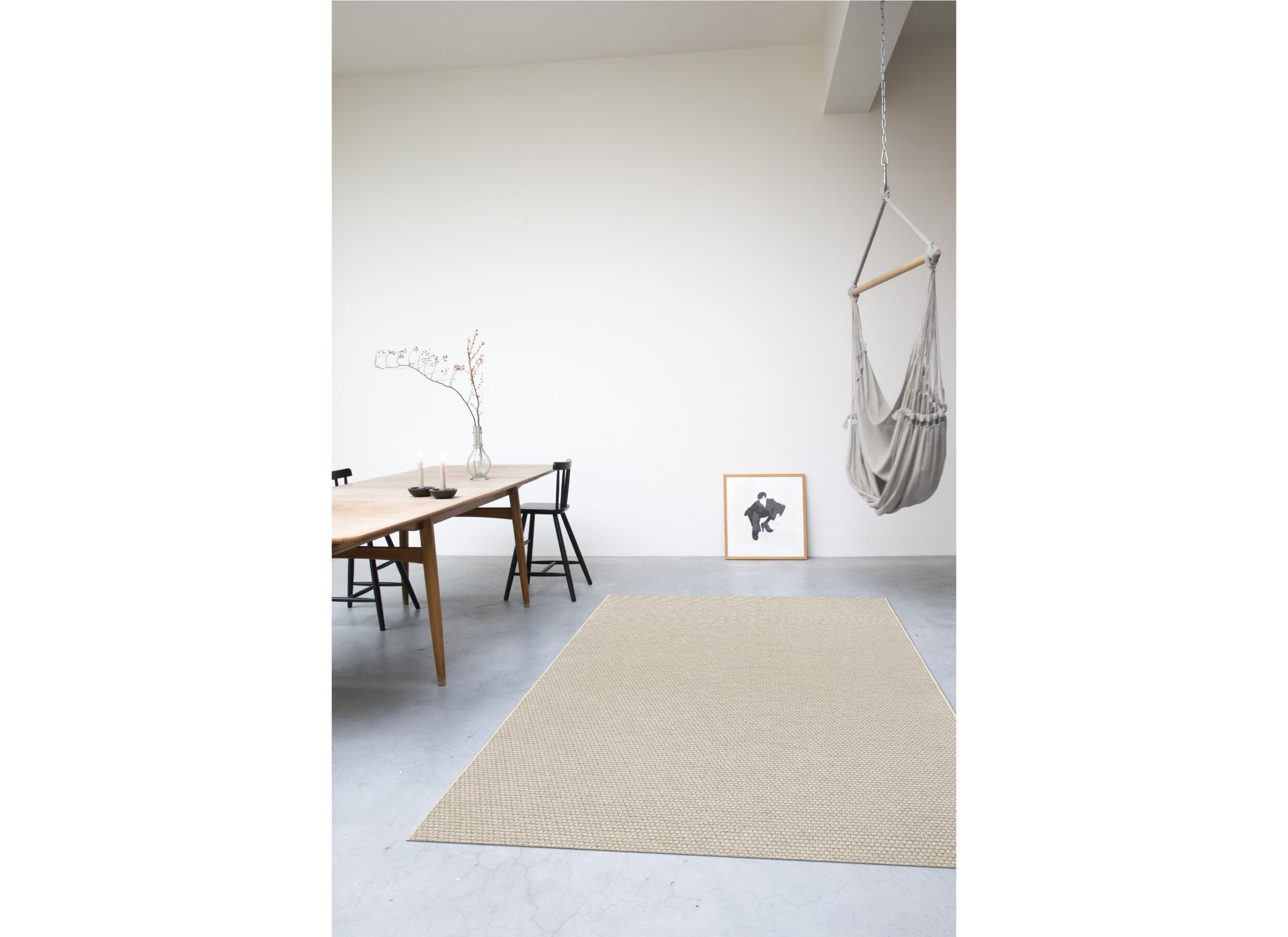 Foto ambiance - Tapis Himalaya 280x380cm laine blanche