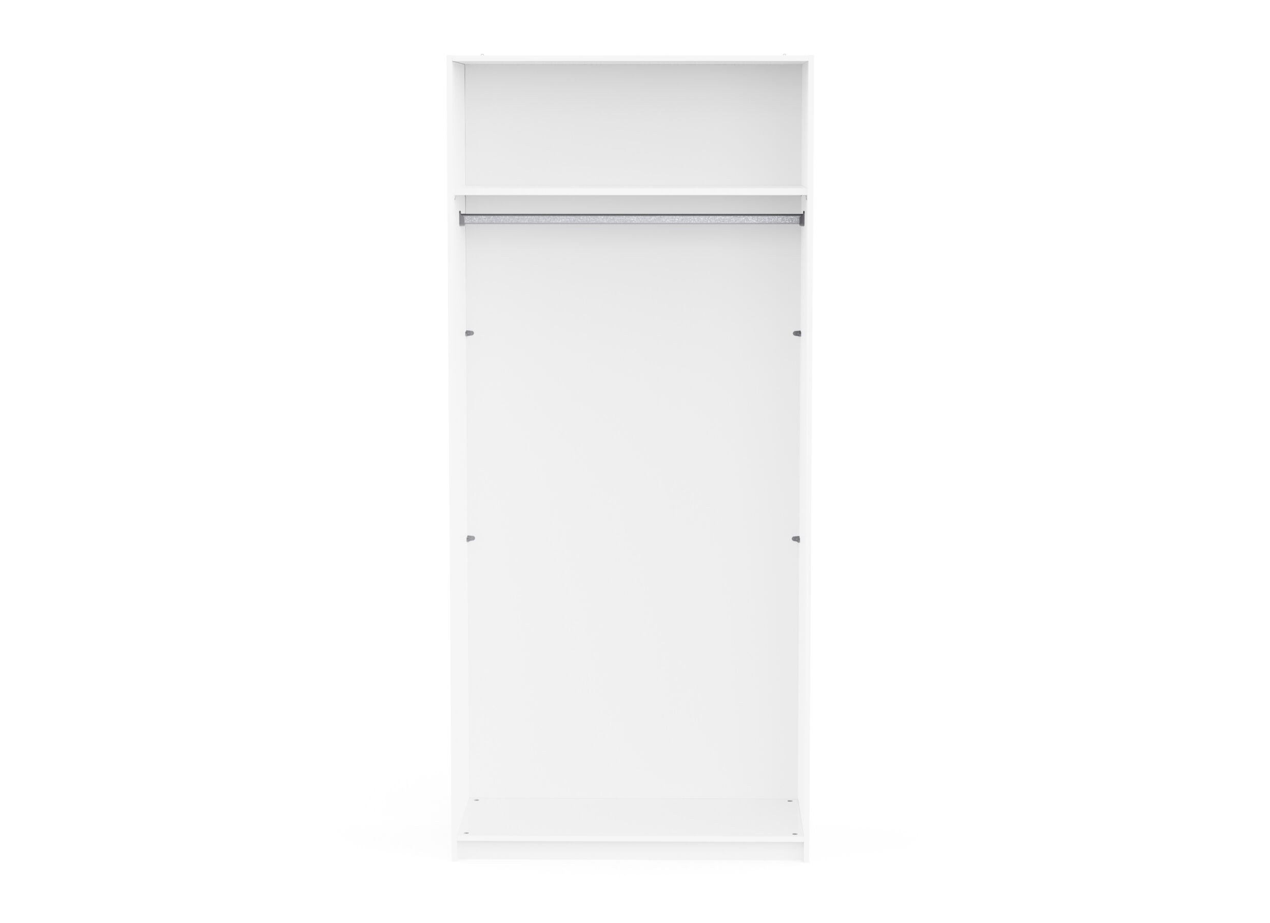Aperçu - Dressings sur-mesure Compartiment Inspira 100cm - décor - blanc