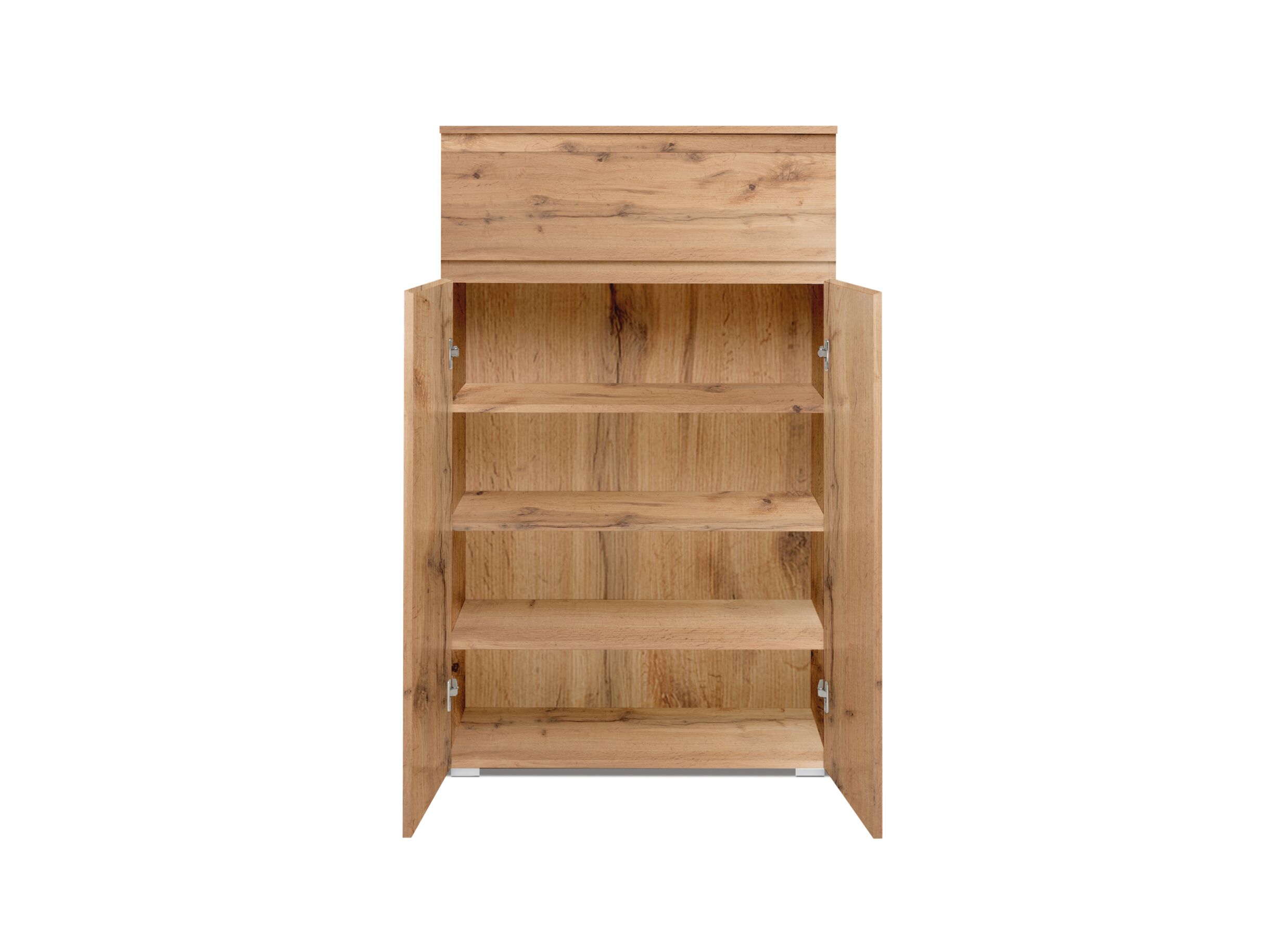Kast Image 3 80x40x131cm - melamine - honing eik