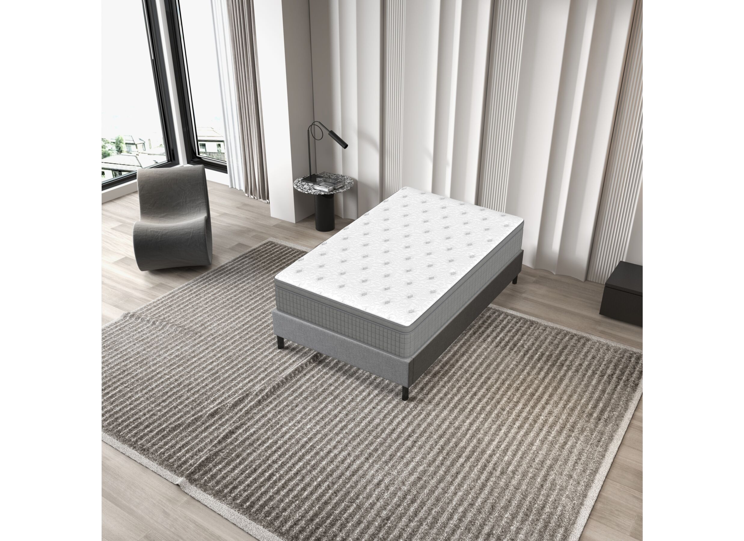 Foto ambiance - Matelas Atlas ressorts ensachés 90x200cm