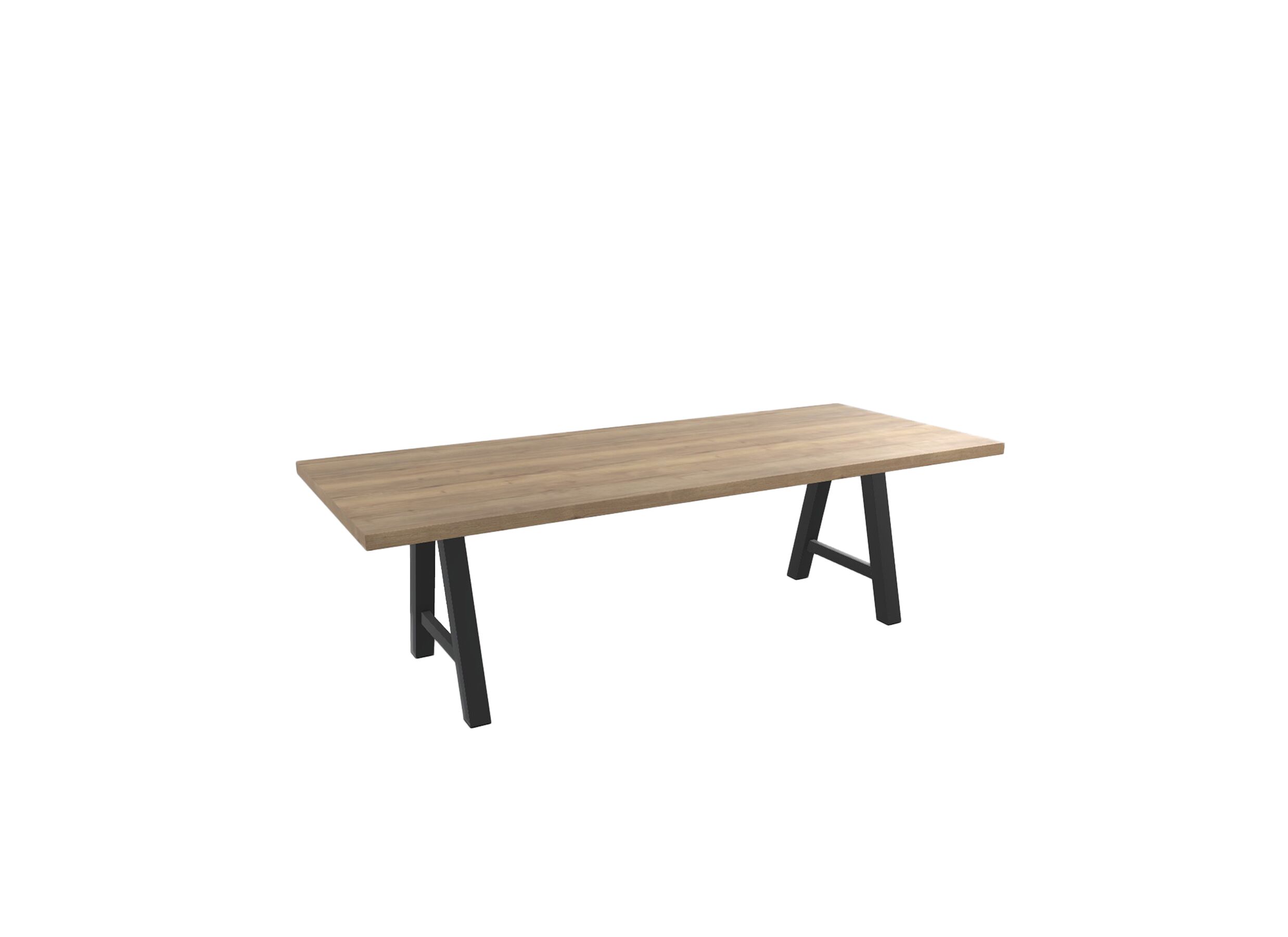 Table Querido 240x100cm chêne naturel - Table Querido 240x100cm - panneau décor chêne naturel