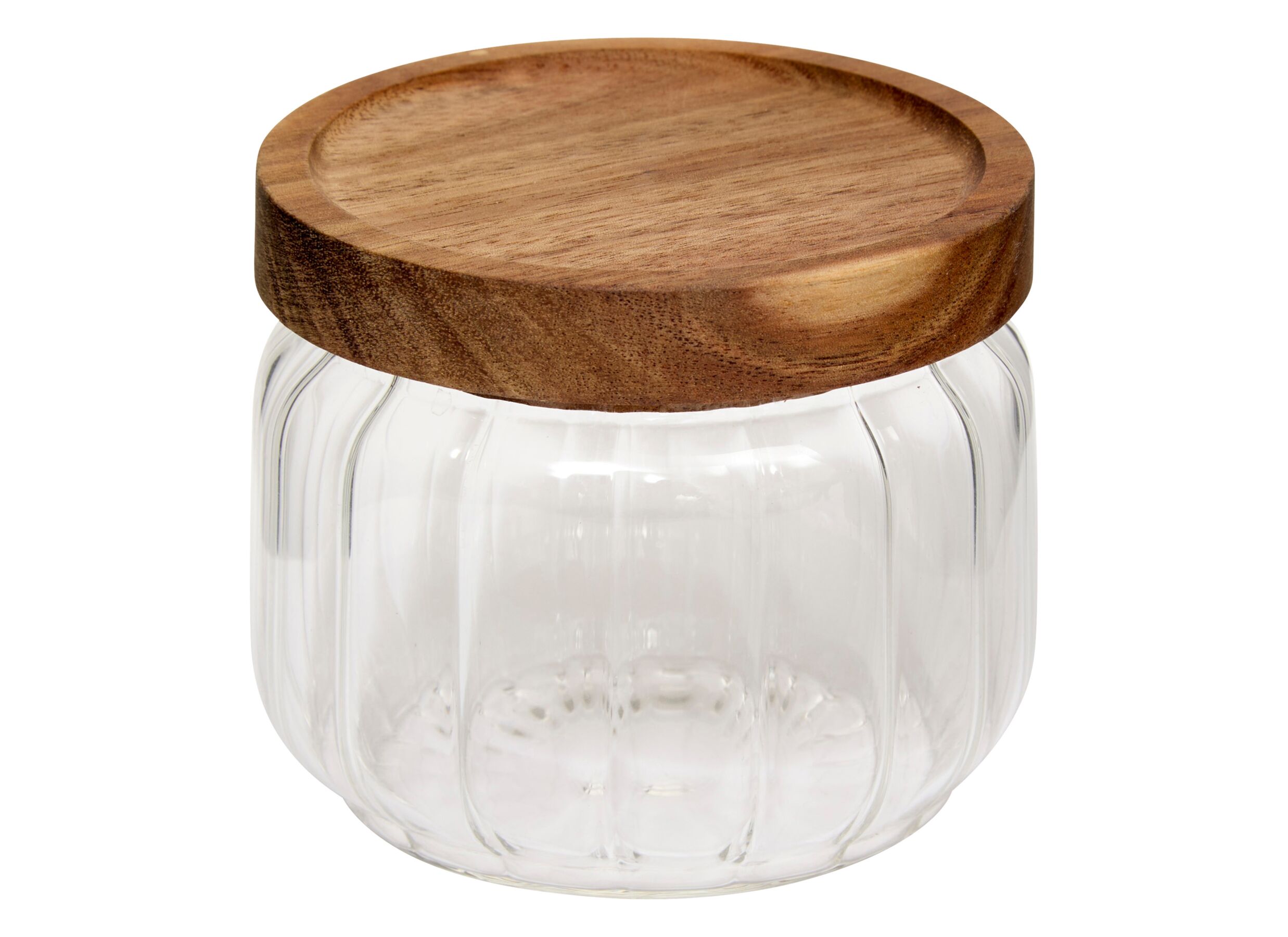 Voorraadpot Harmony 0 - Boite de conservation Harmony 0,3L - verre - transparent & acacia
