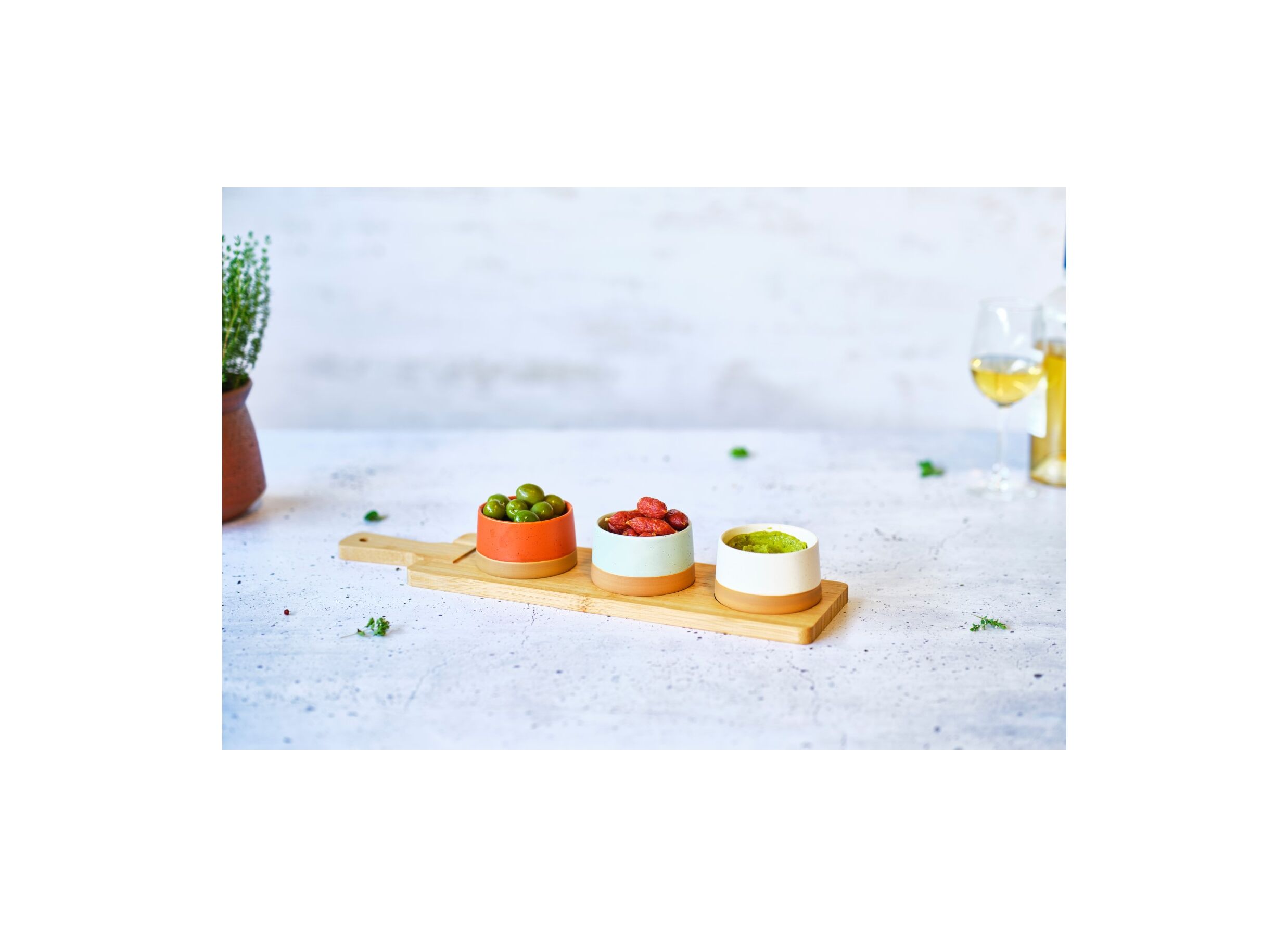 10cm - Set apéritif Dela 49,50x13,10cm
