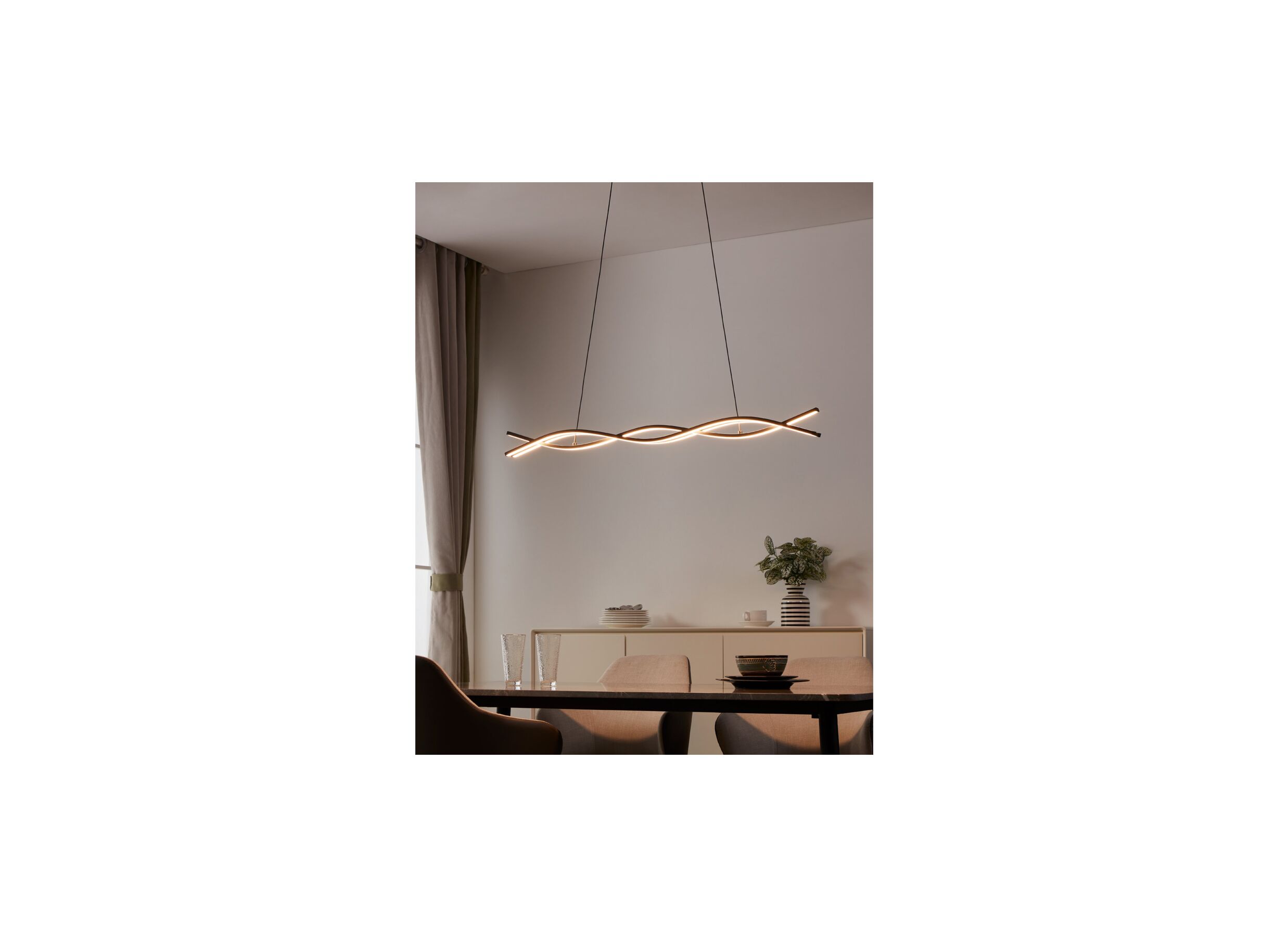 Sfeerfoto - Hanglamp Lasana 120x99cm 36W