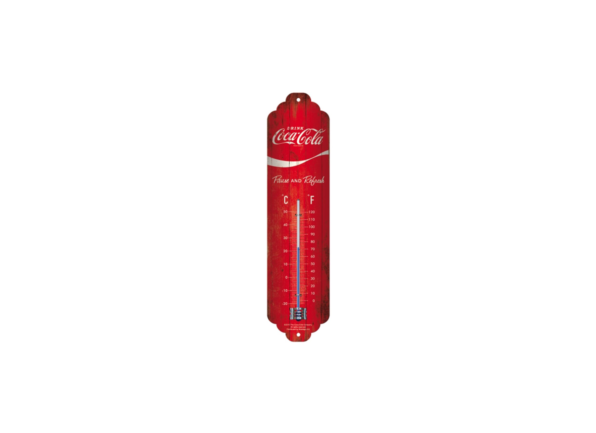 Thermomètre H28cm Coca Cola - Thermomètre H28cm Coca Cola