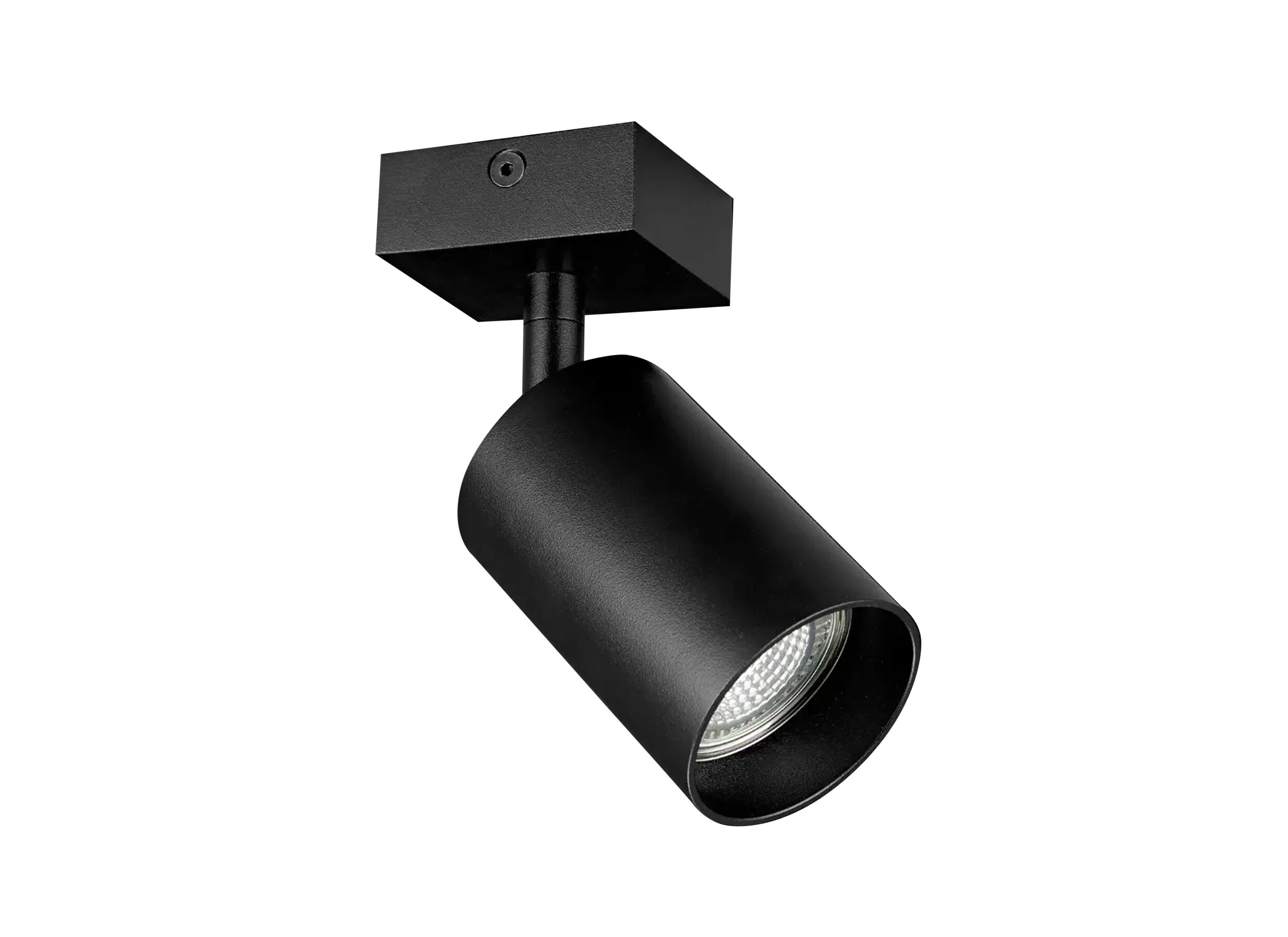 Opbouwspot GU10 - aluminium - zwart - Spot GU10 - aluminium - noir