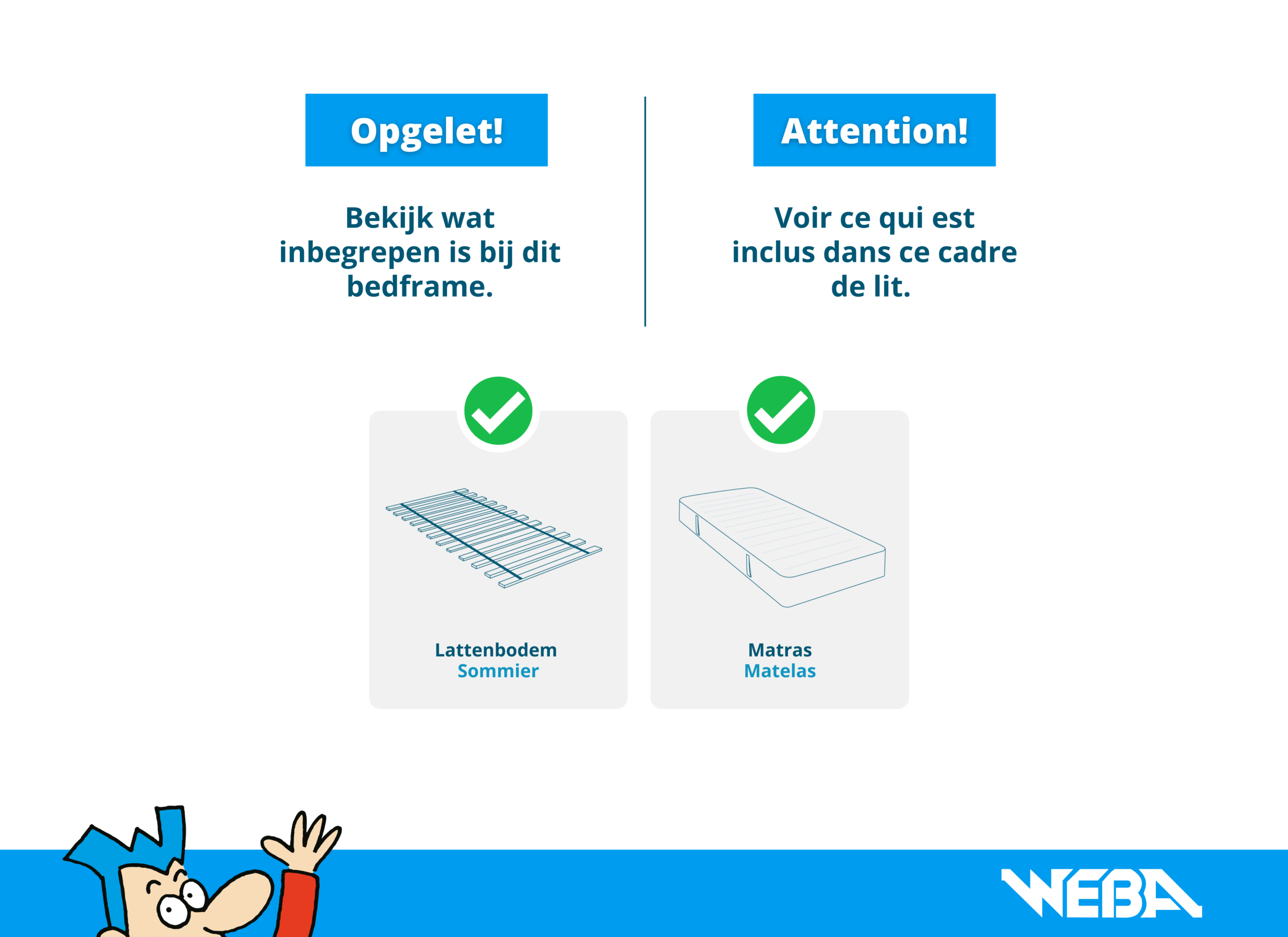 Configuration - Lit capitonné Bexley 180x200cm - tissu - ivoire avec sommier et matelas inclus