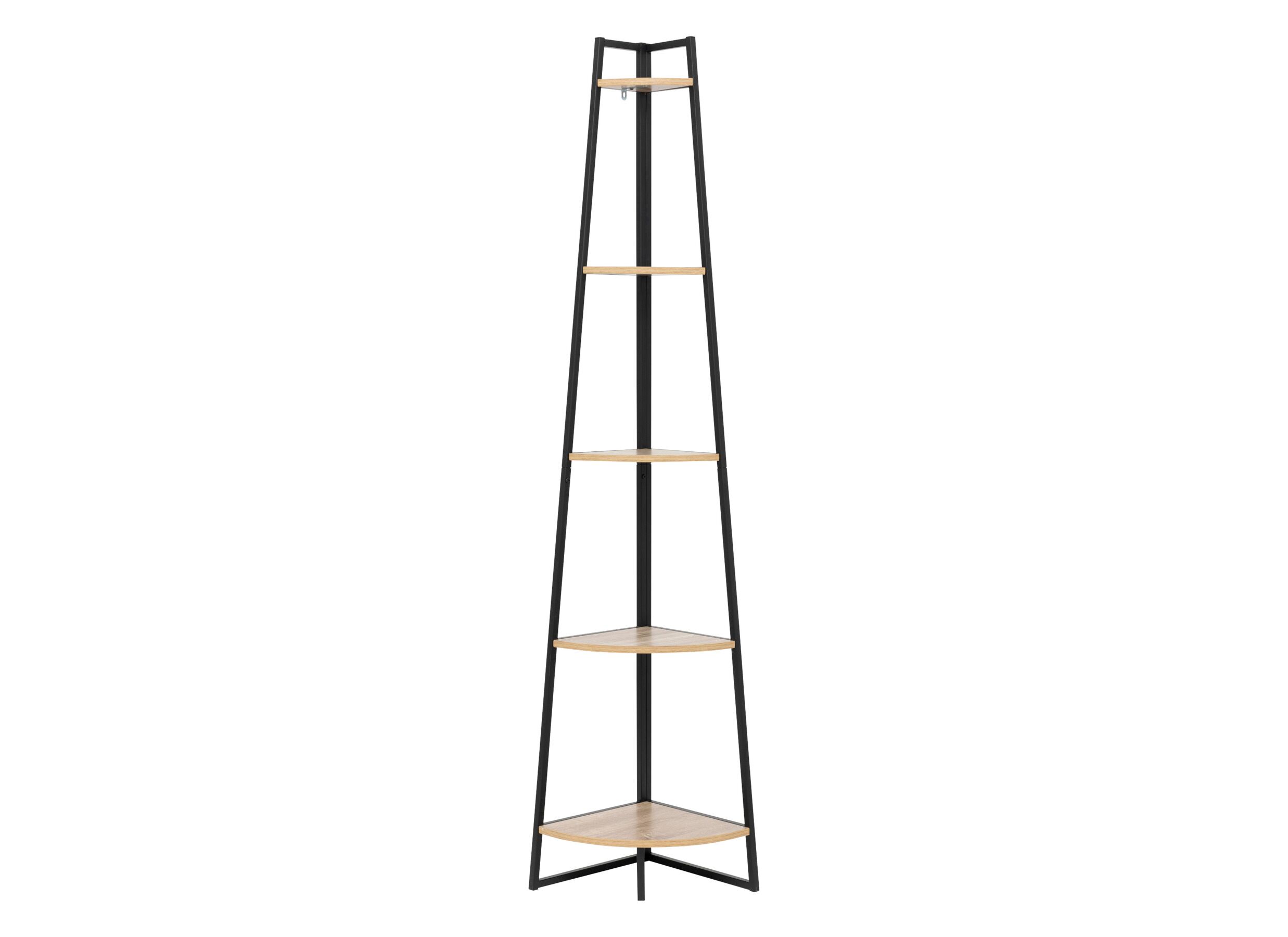 Hoekrek 32x32x180cm - hout & ijzer - beige - Étagère d'angle 32x32x180cm - bois & fer - beige