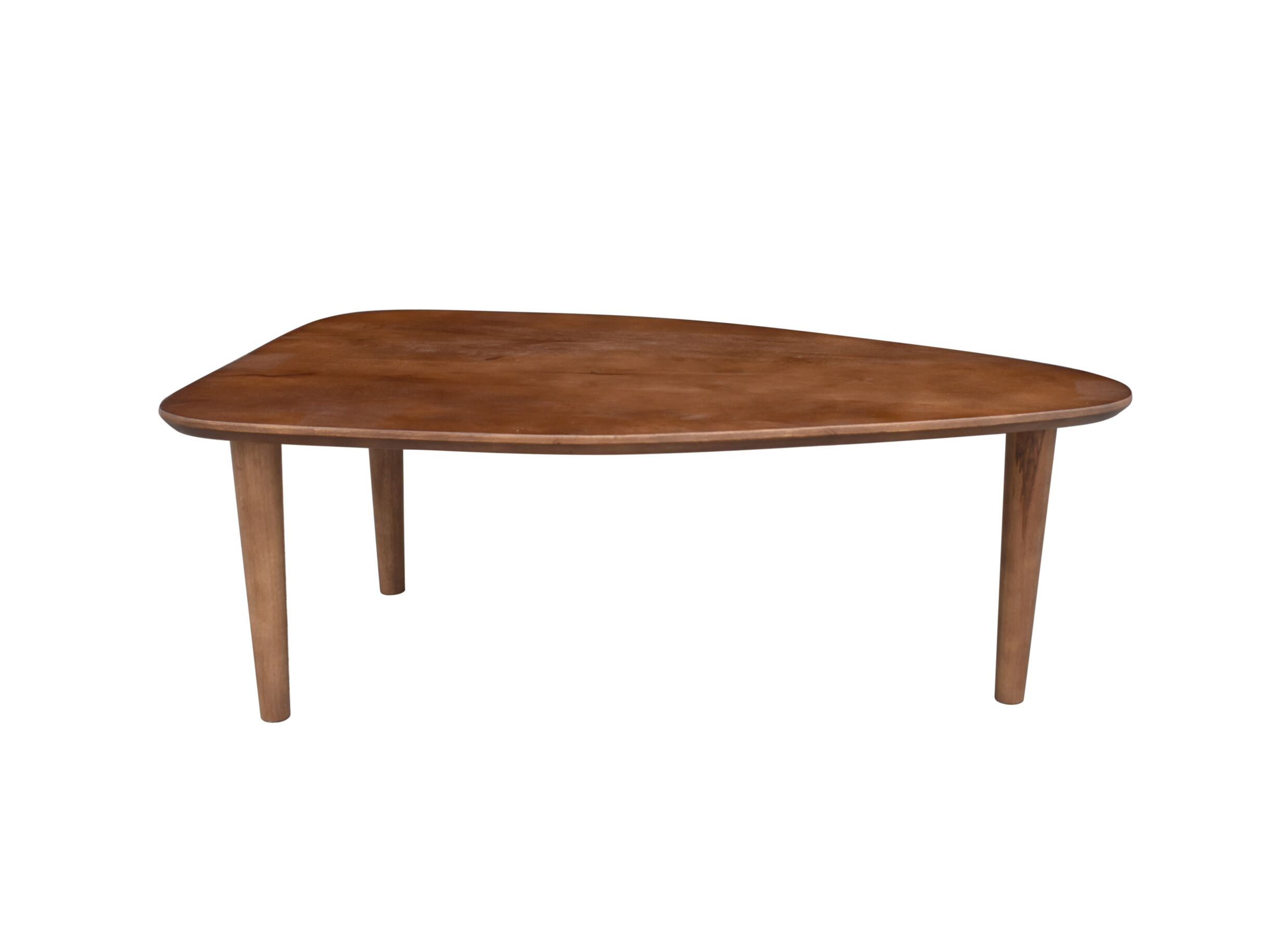 Overzichtsfoto - Salontafel Caroll 110x64/69x49cm - mango massief - bruin set van 2
