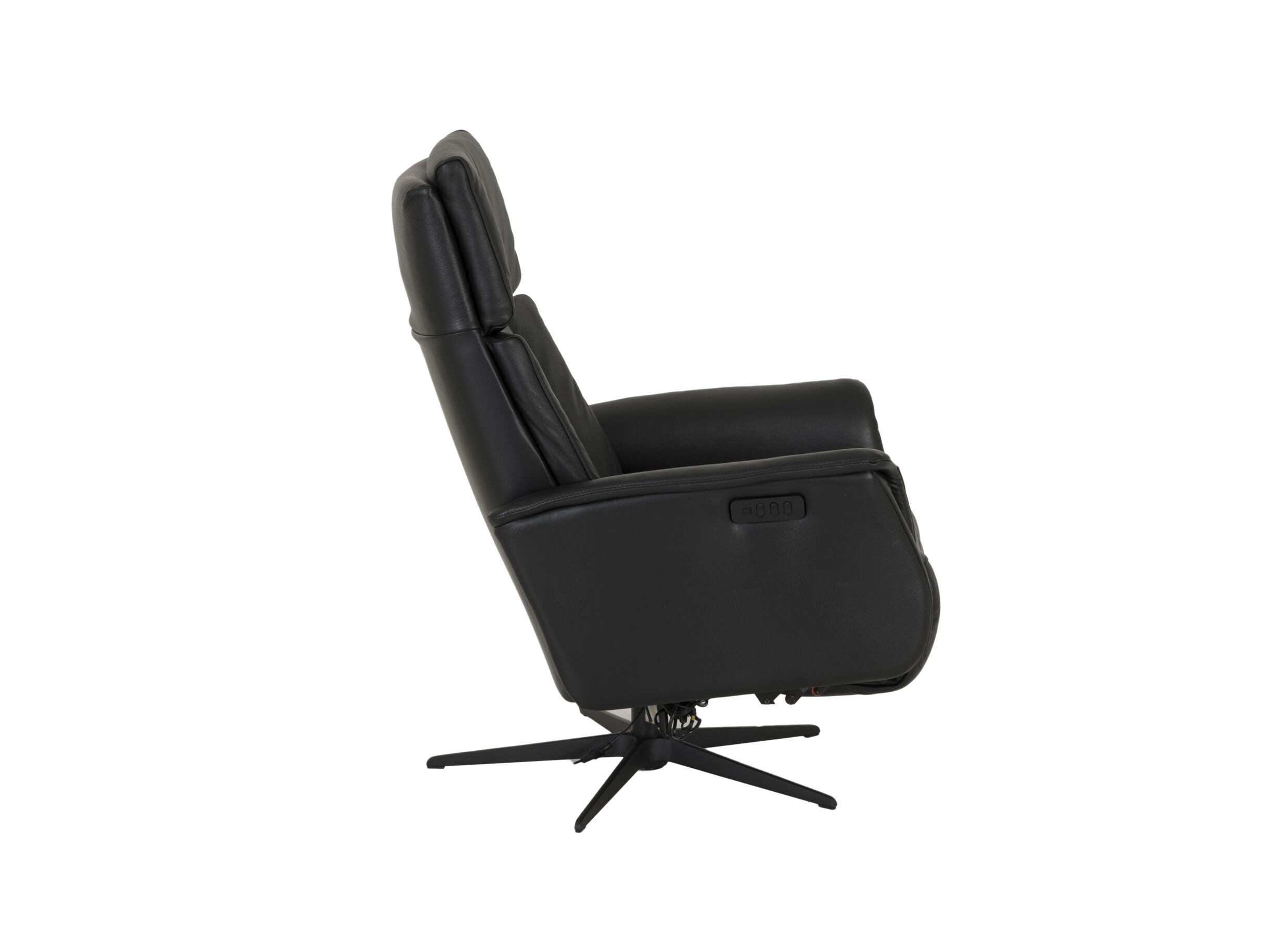 Aperçu - Fauteuil relax 8020 cuir - noir avec relax