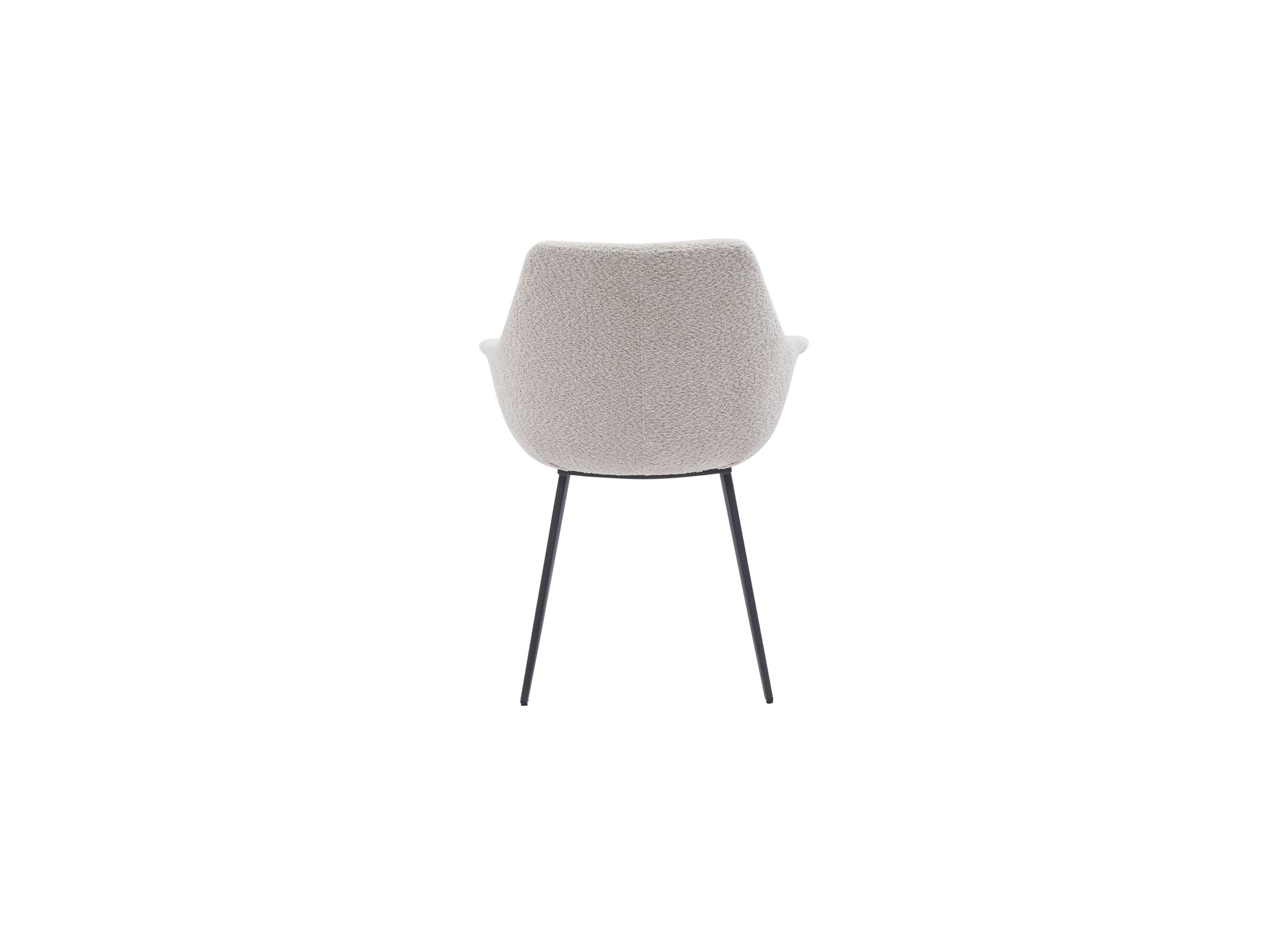 Stoel Fairy 62x64x84cm - bouclé - cream