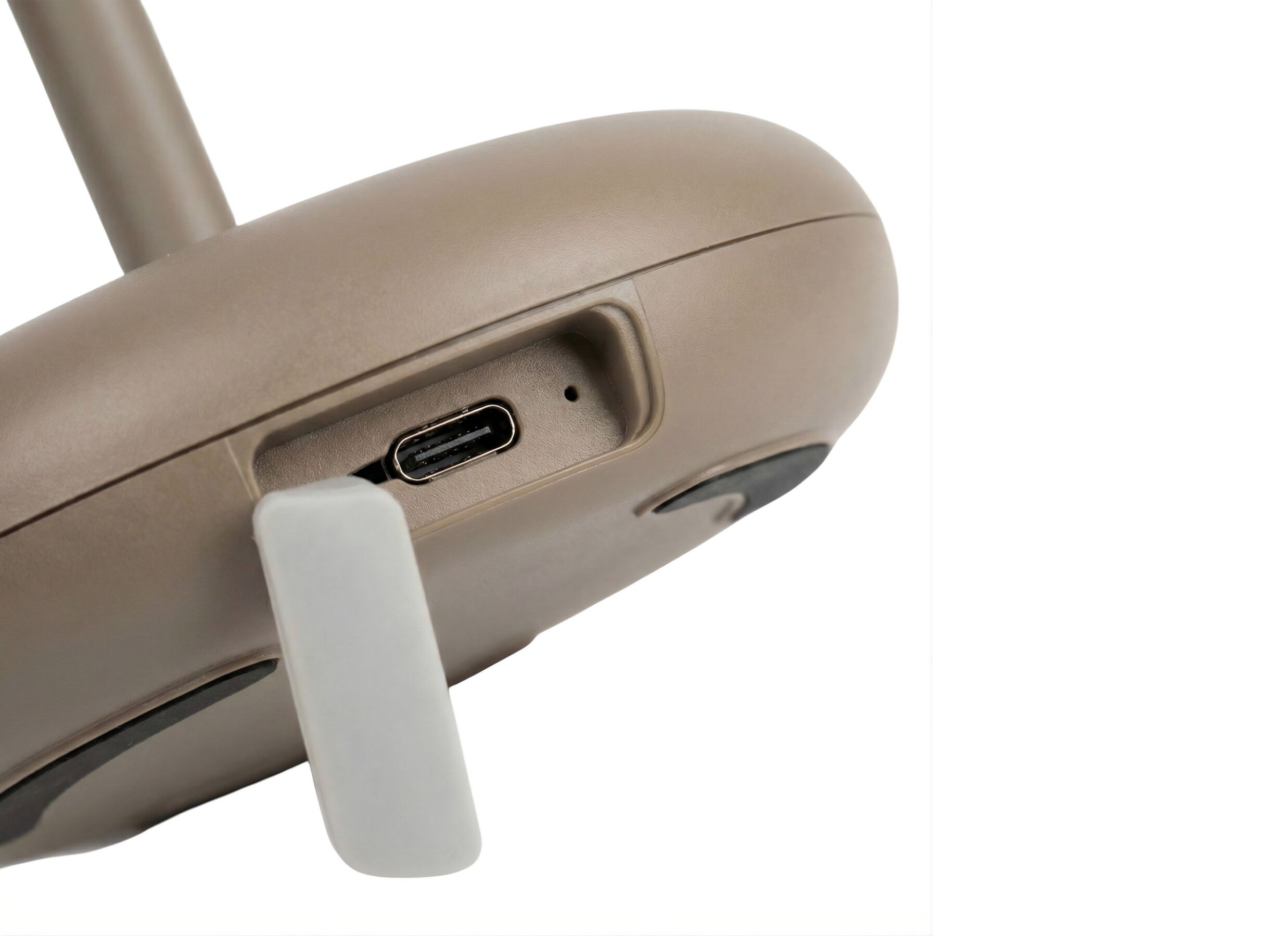 Detail - Lampe de table solaire Bobbie H27 - plastique - cappuccino
