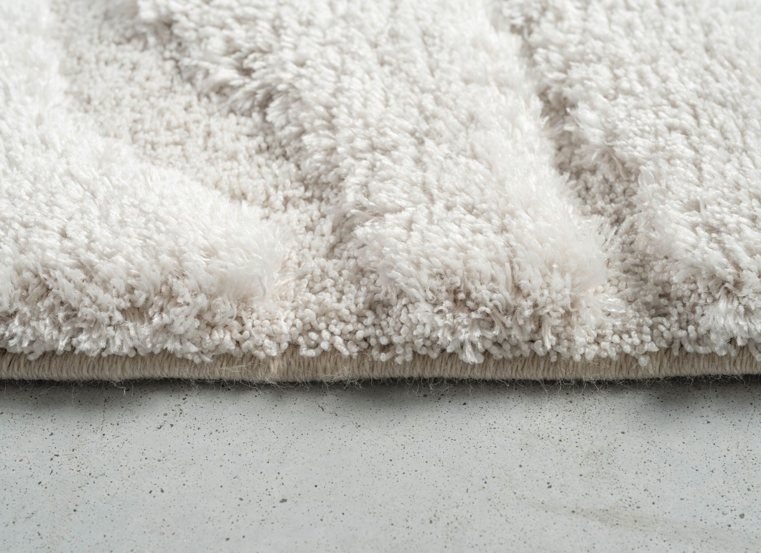 Detail - Tapis Madagaskar 133x195cm - fibre de polyester - beige
