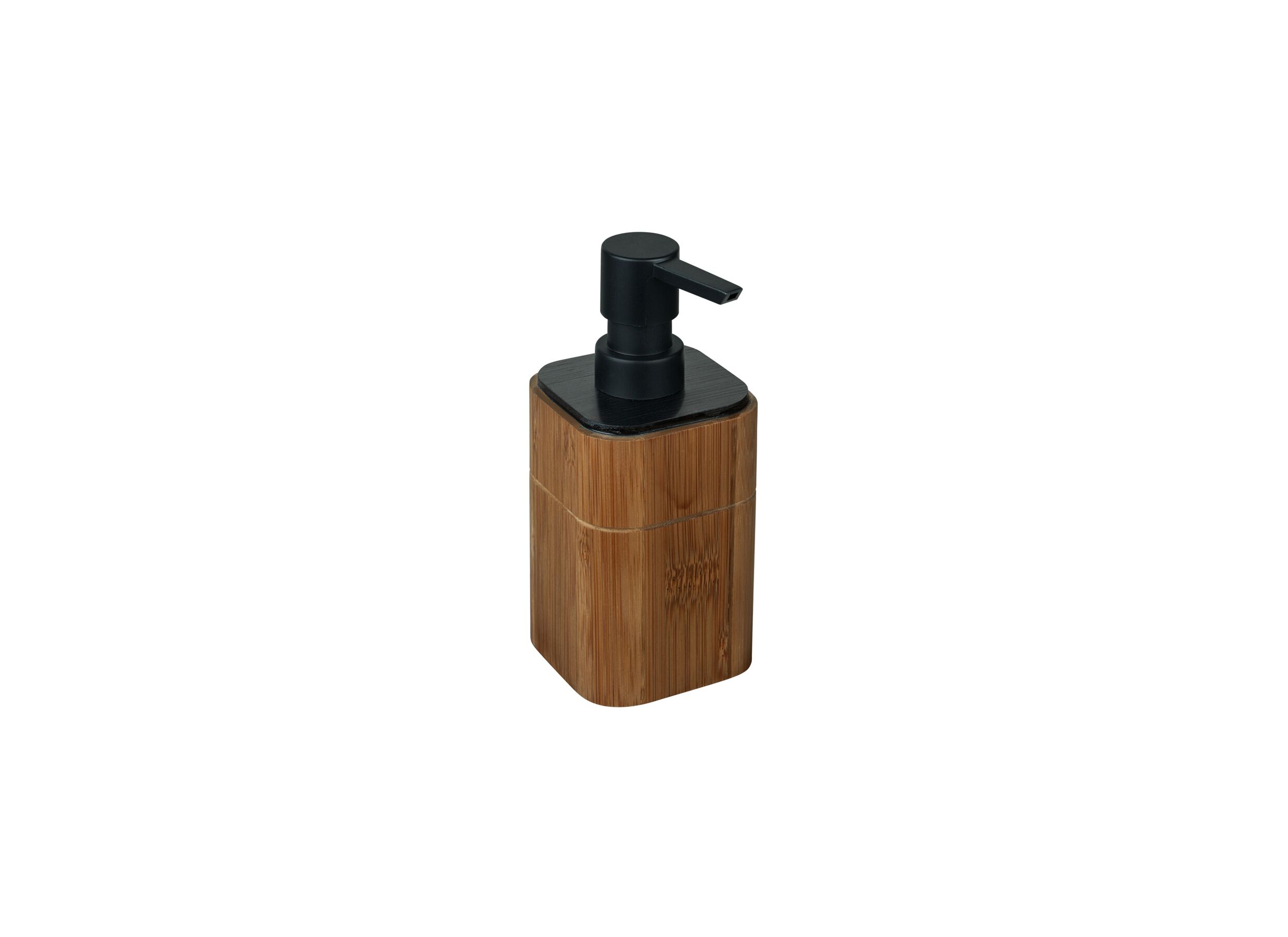 Distributeur de savon Serro bambou - Distributeur de savon Serro brun