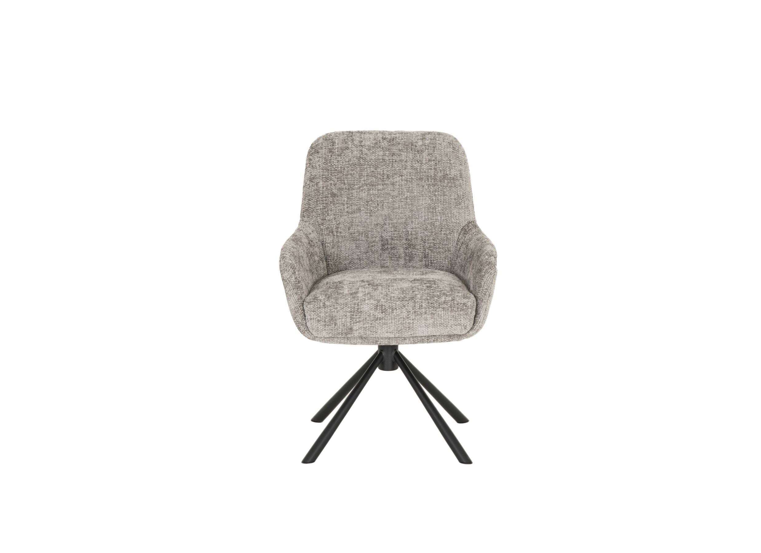 Overzichtsfoto - Draaistoel Jump 47x60x88cm - stof - lichtgrijs