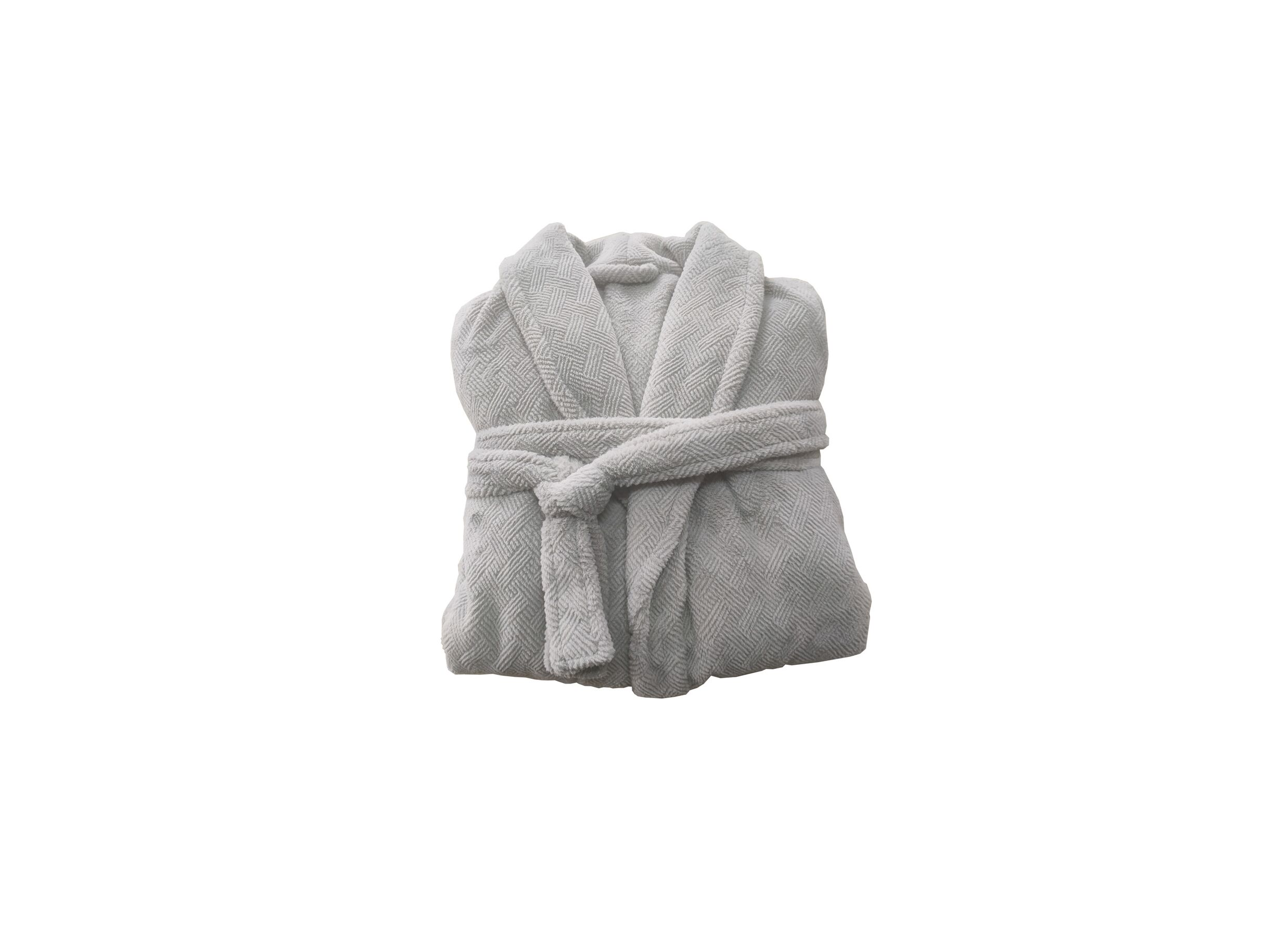 Plus Important - Peignoir Antwerpen S/M microfibre gris
