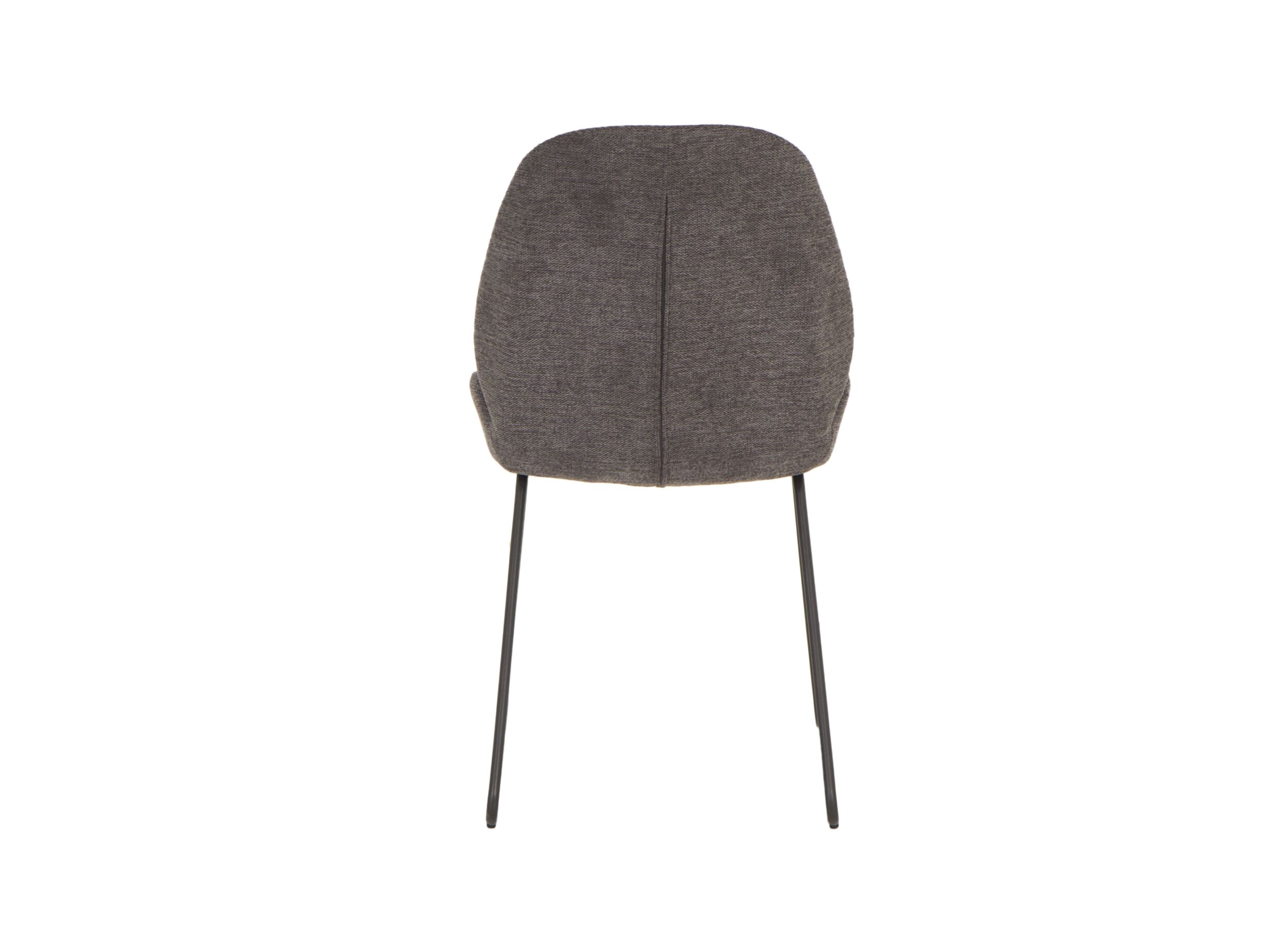 Chaise Patti 49x53x87cm - tissu - anthracite