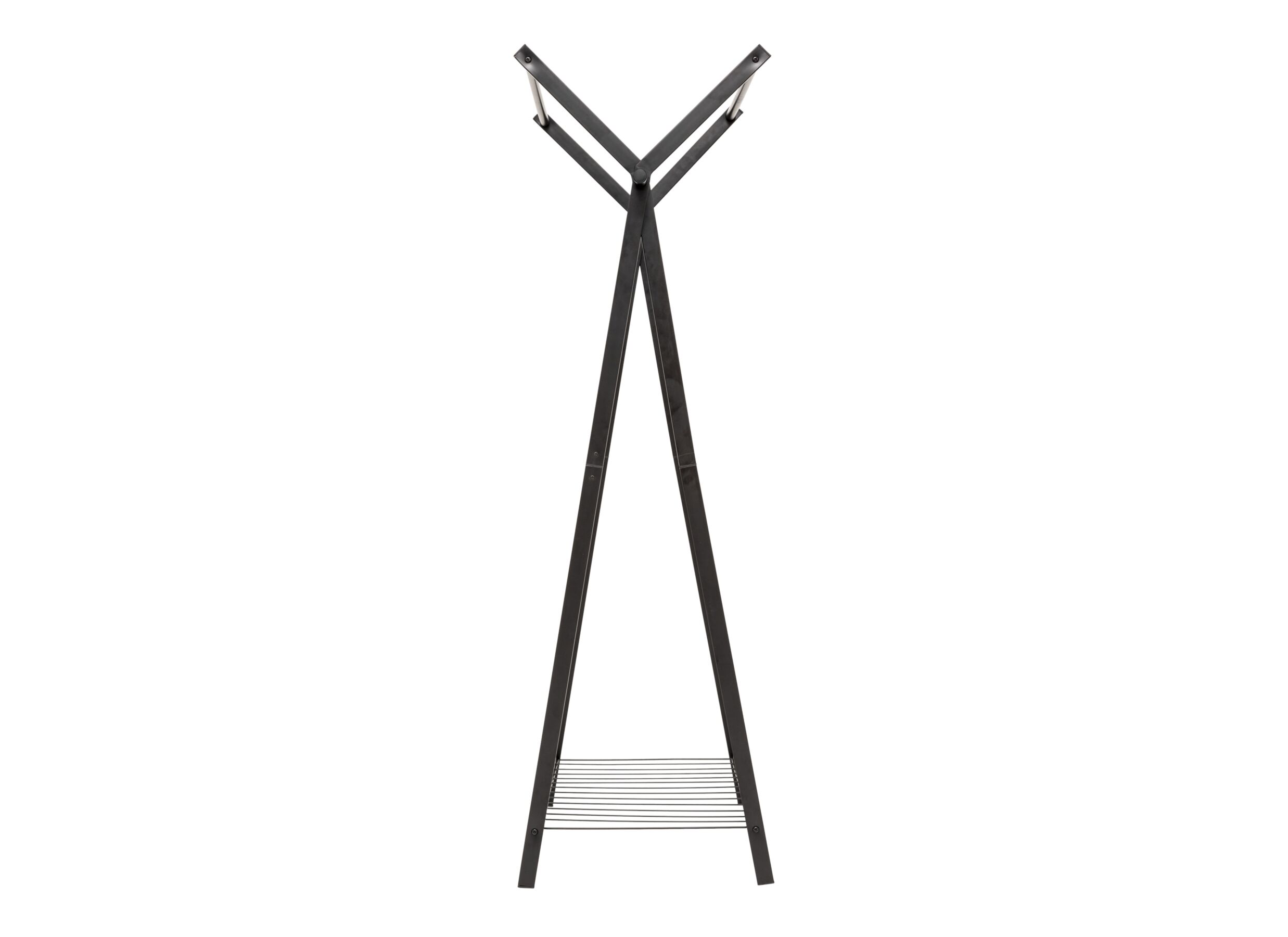 Portant Metty 98x43,5x145cm - acier - noir