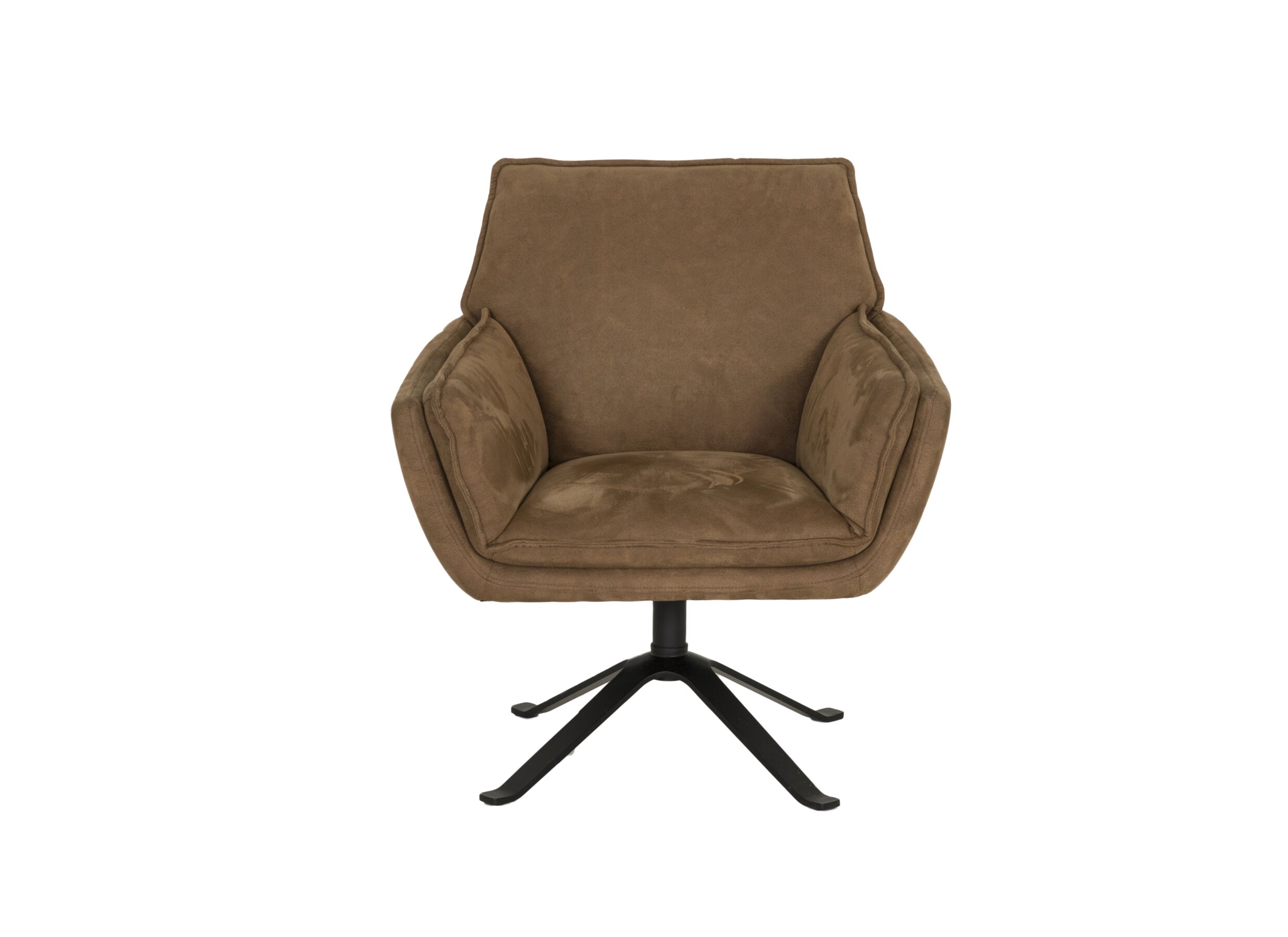 Detailfoto - Fauteuil KF 77x70x86cm - stof - cognac