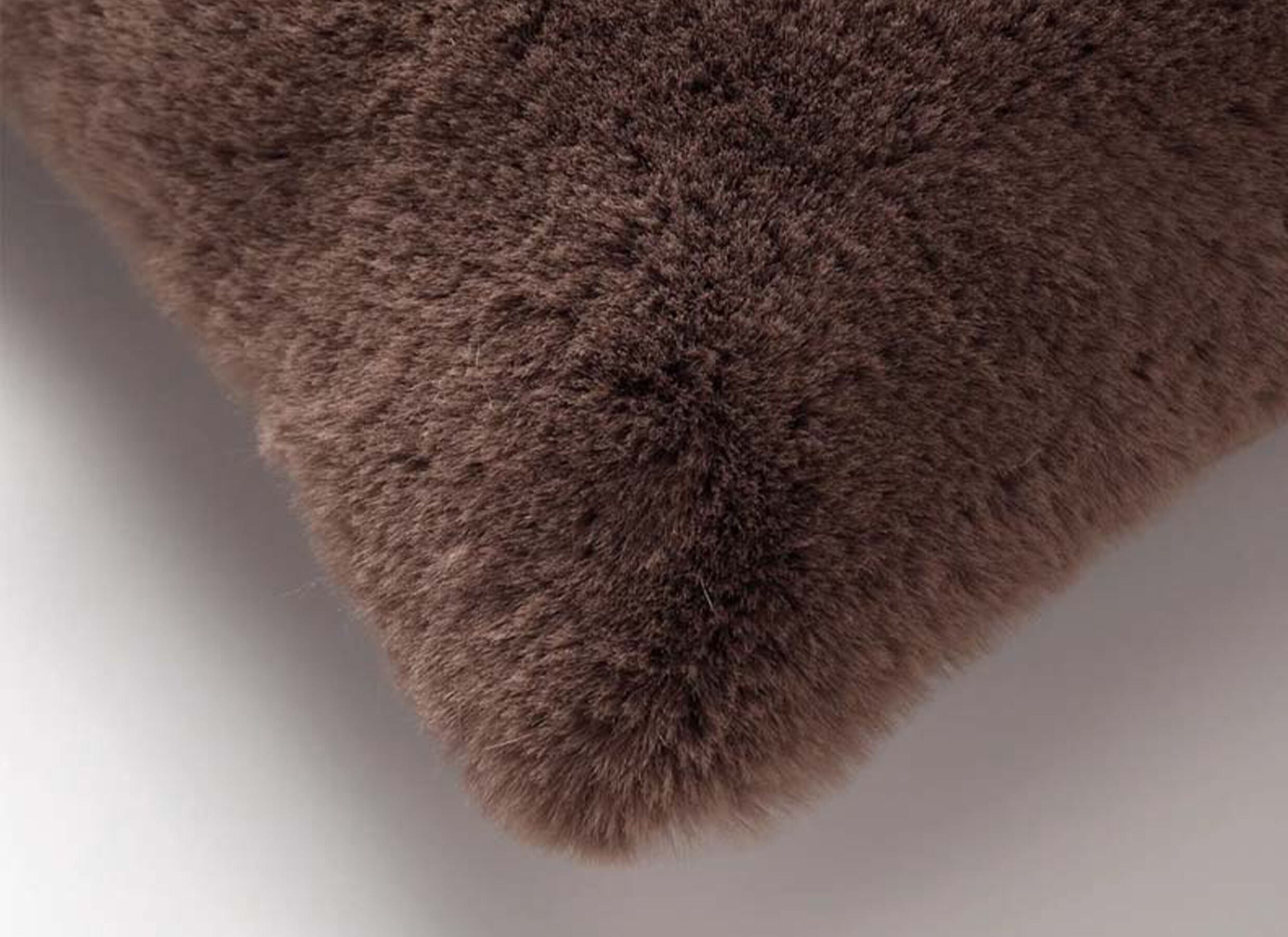 Detail - Coussin Zaya 30x50cm - polyester - chocolat martini