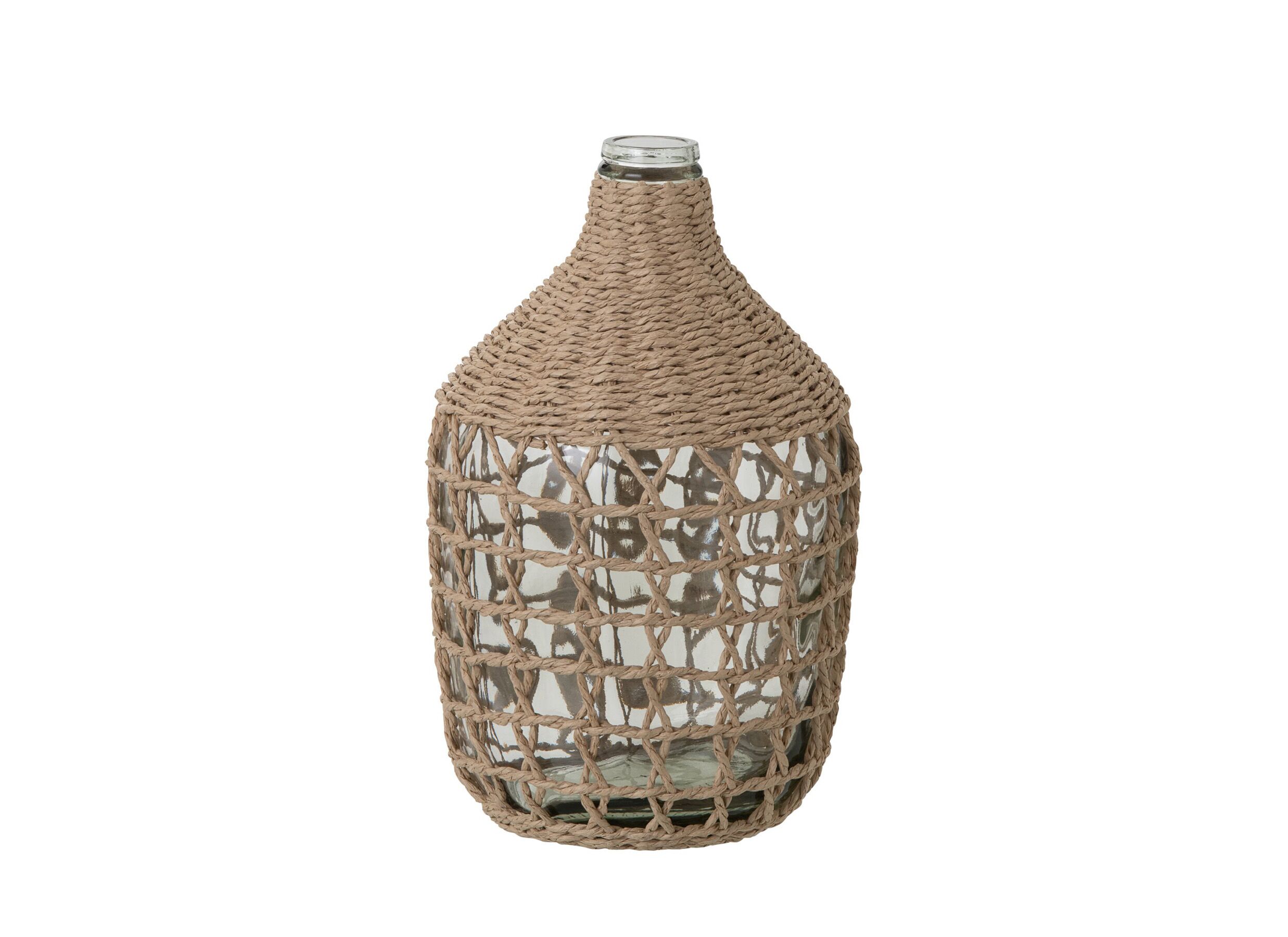 Vaas H38cm - glas - naturel - Vase H38cm - verre - naturel