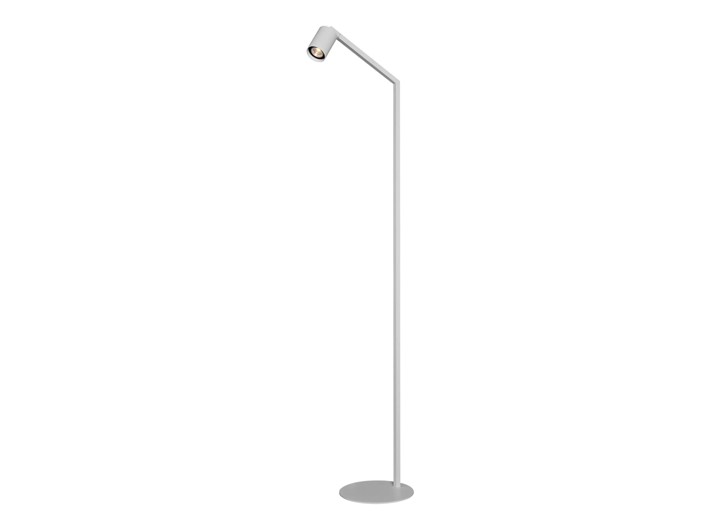Staande lamp H135cm - aluminium - wit - Lampadaire H135cm - aluminium - blanc