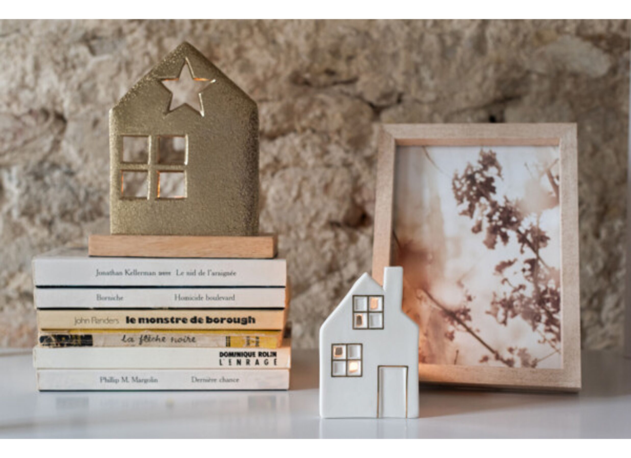 Foto ambiance - Cadre photo 13x18cm - MDF - naturel