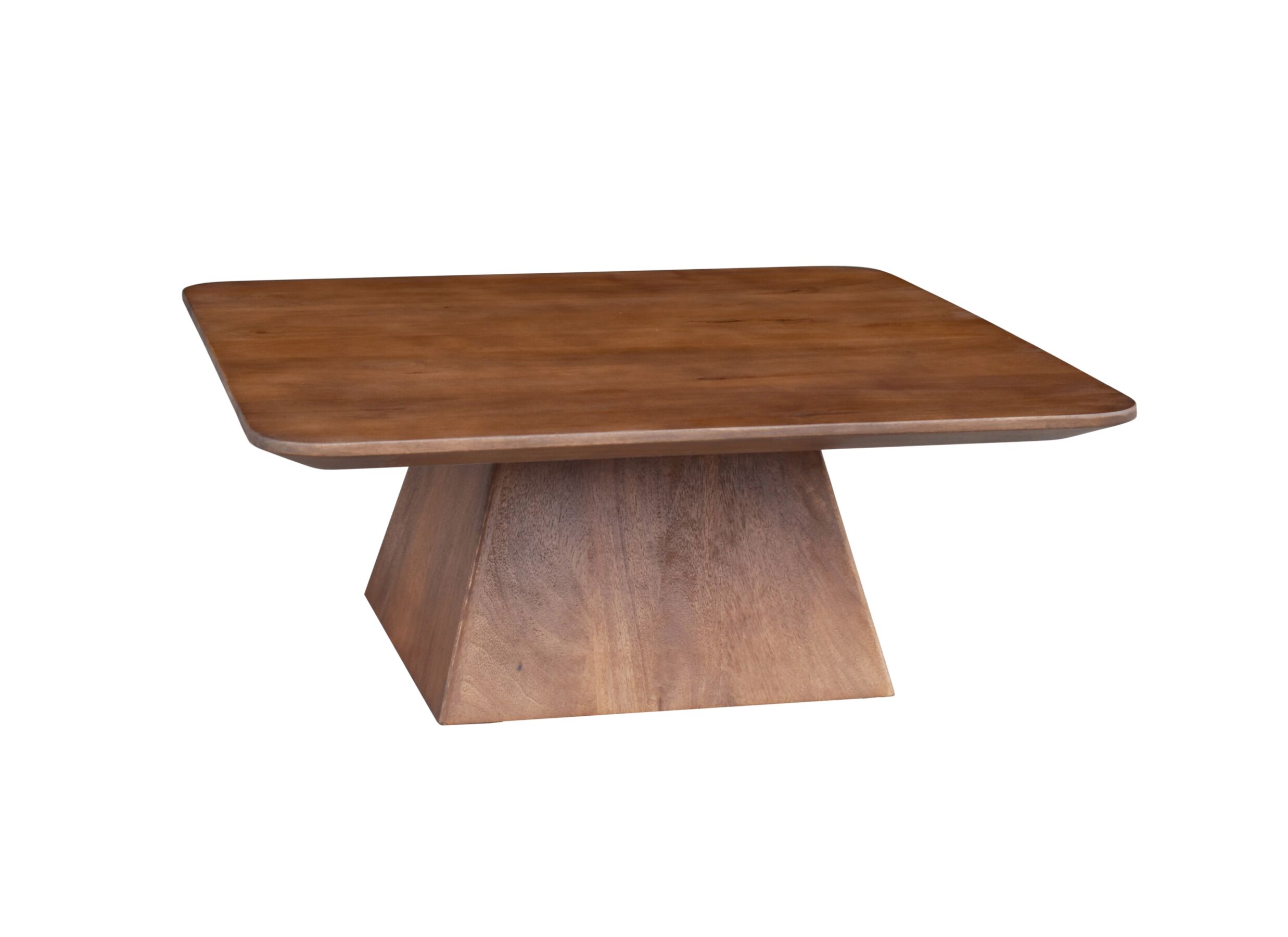 Overzichtsfoto - Salontafel Bocadillo 80x80cm - mango massief - bruin