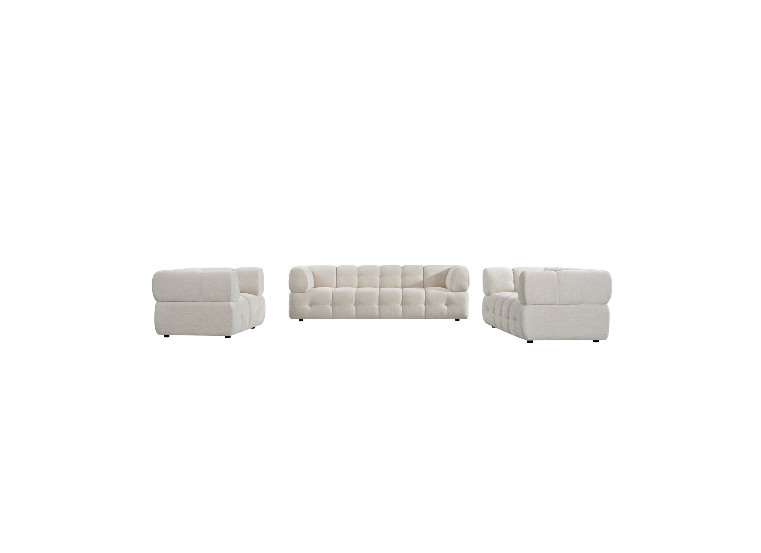 Setfoto - Zetel Tortuga 2-zit - polyestervezel - beige