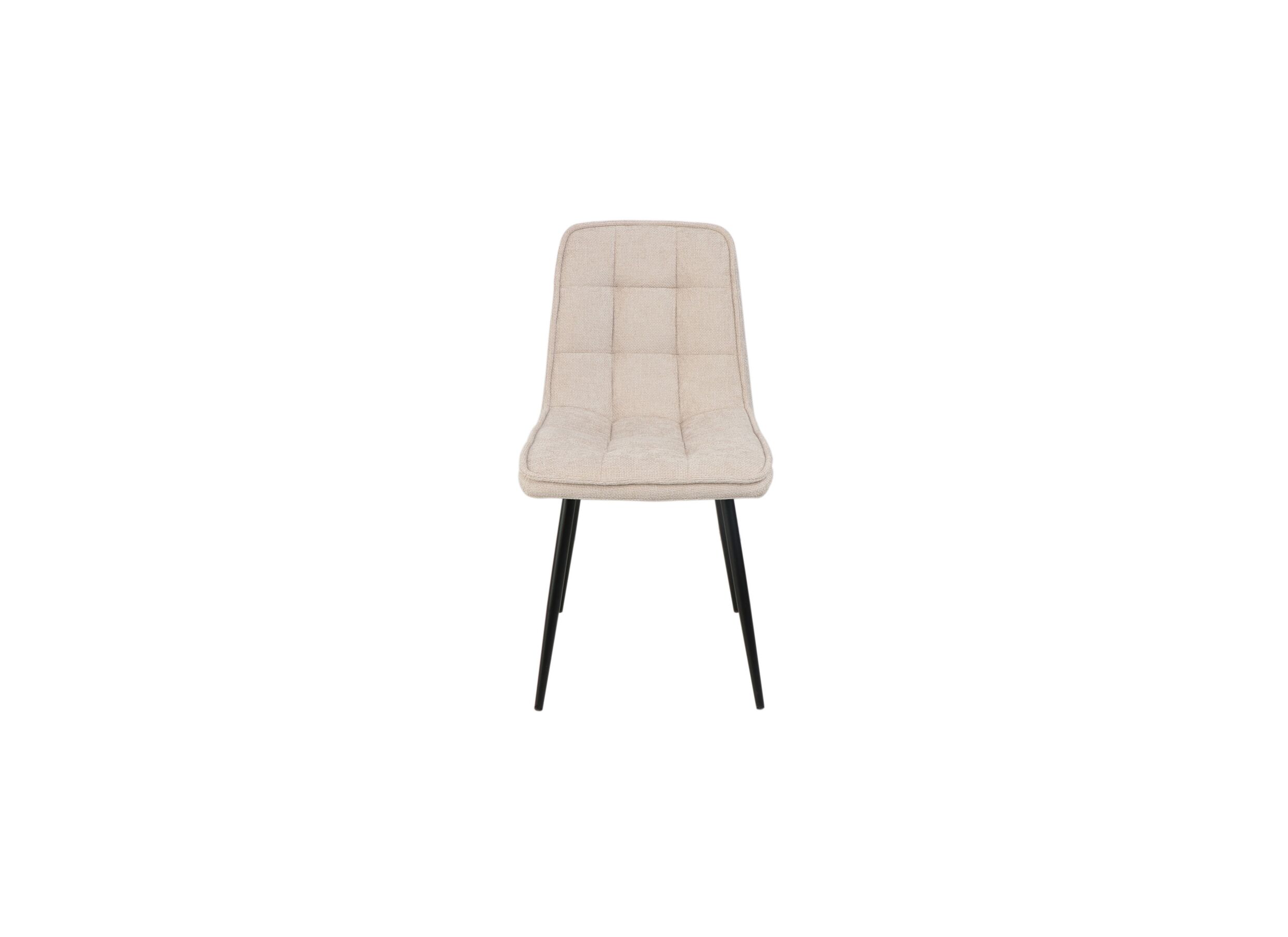 Overzichtsfoto - Stoel Aqaba 45x58x90cm - stof - beige