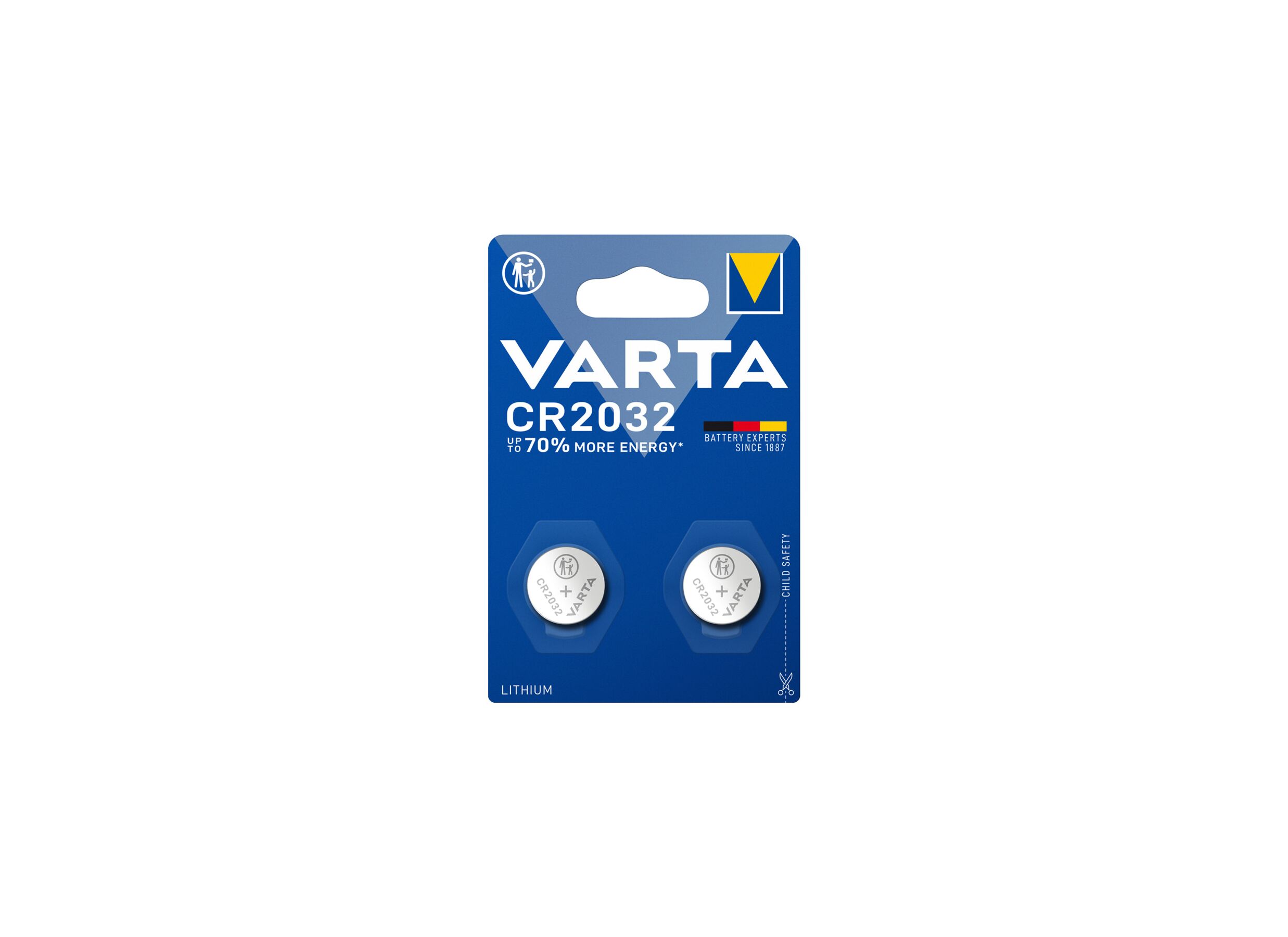 Batterij Knoopcel CR2032 3V set van 2