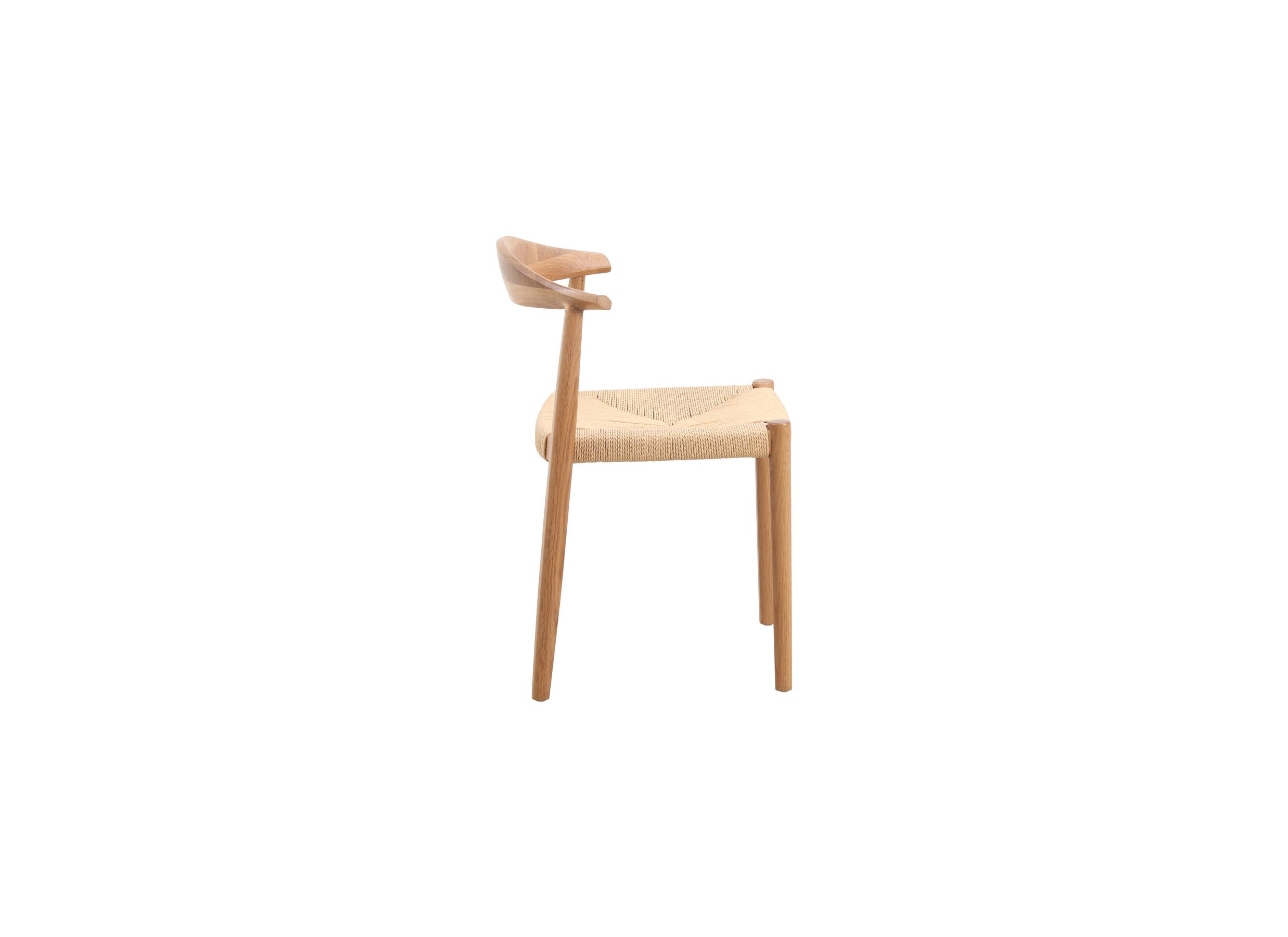 Aperçu - Chaise Harvey 57x53x79cm - chêne massif rotin - naturel