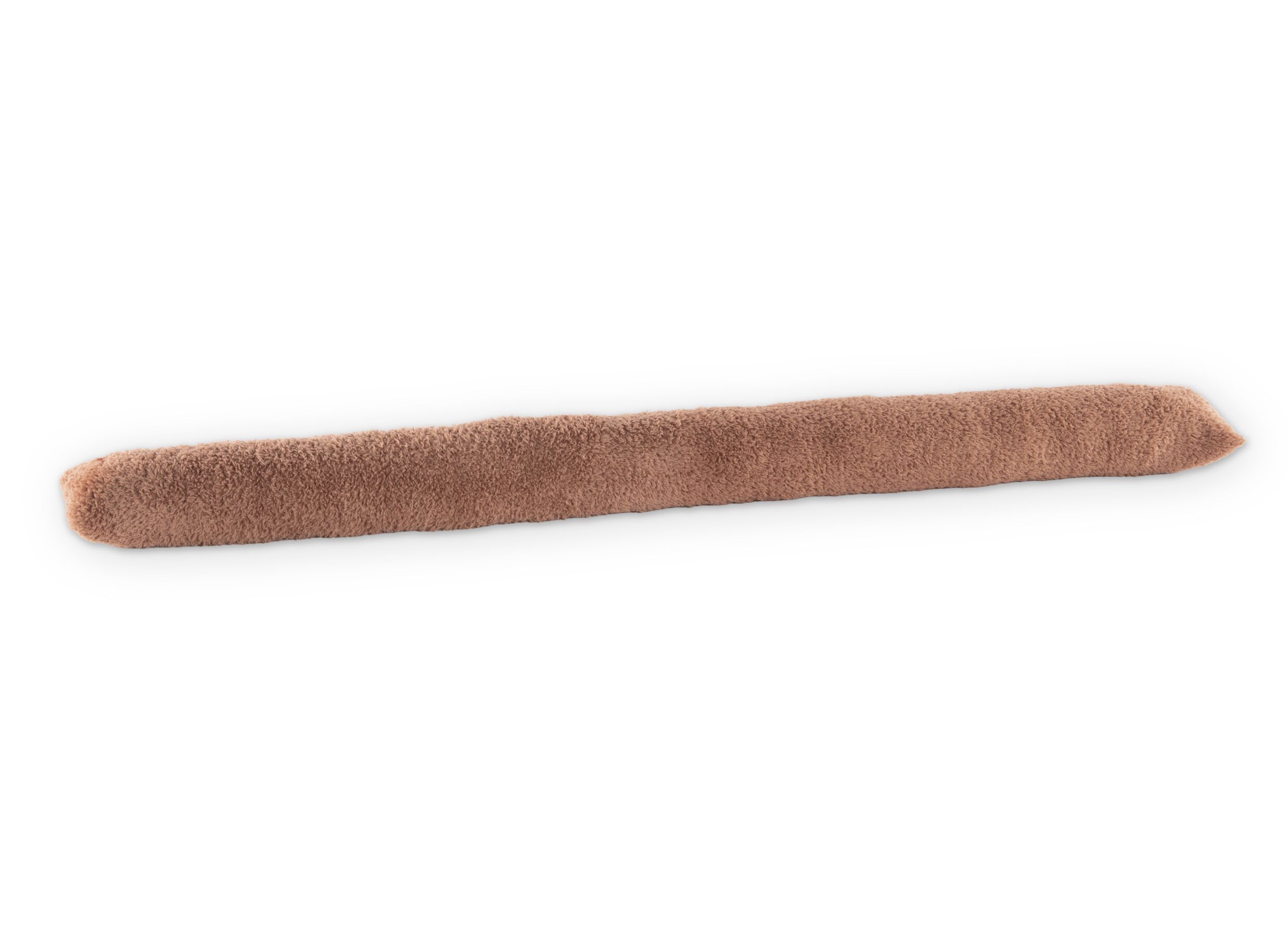 Plus Important - Boudin de porte Cocoon 95x10cm - polyester - marron