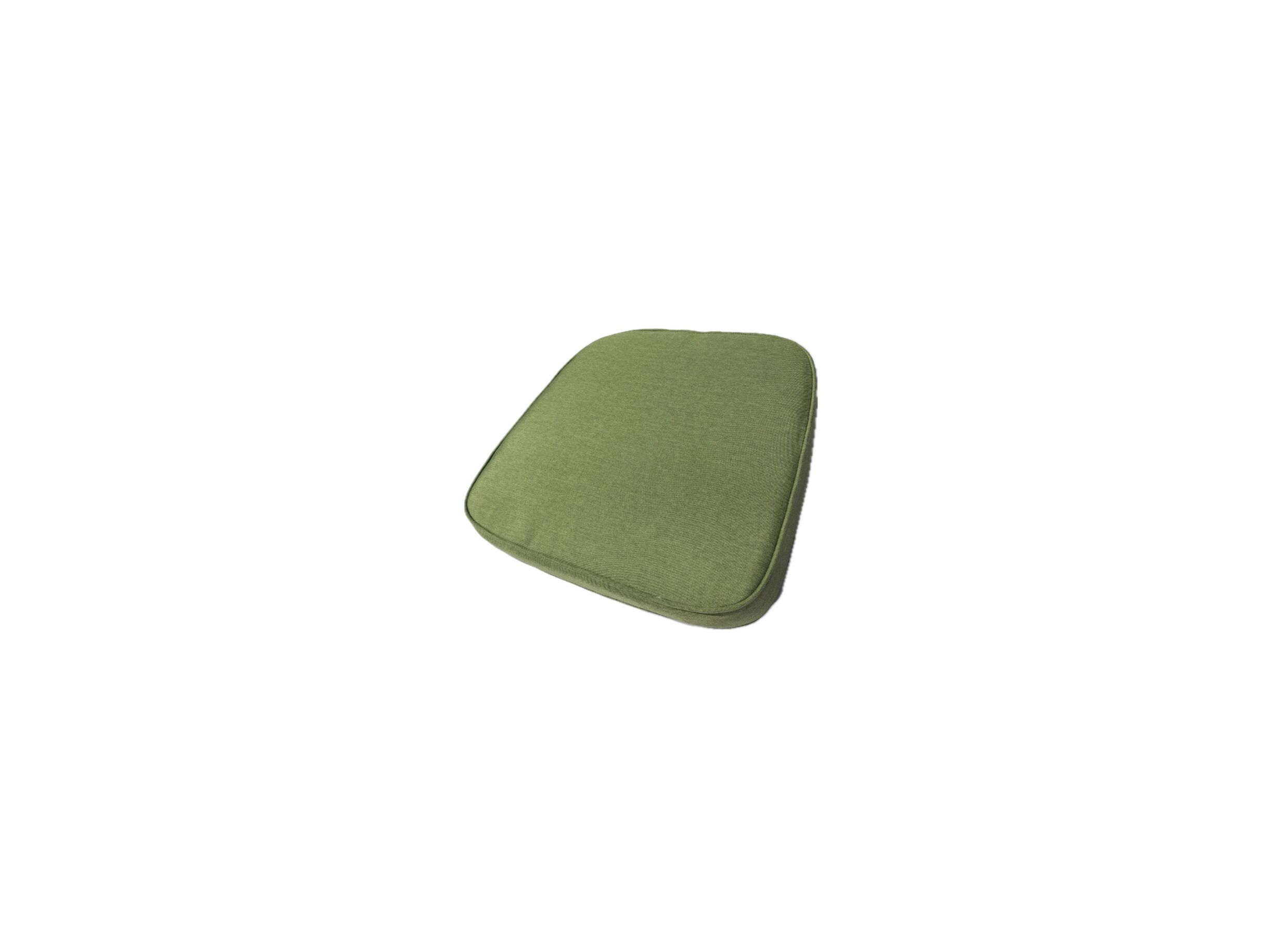 Aperçu - Coussin en osier Jono 46x49cm - fibre polyester - vert